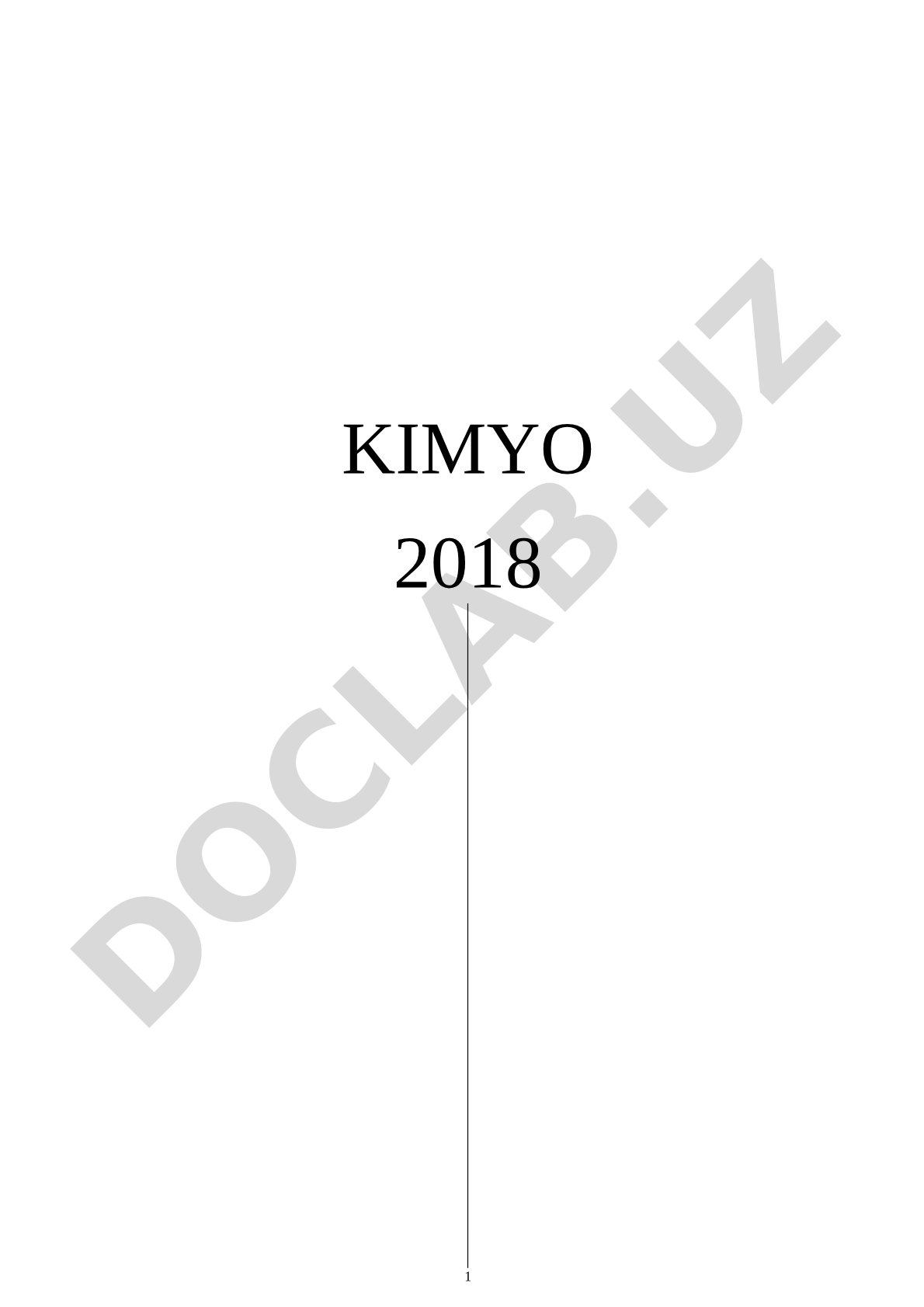 Kimyodan nisbiy atom massa birligiga oid test savollari