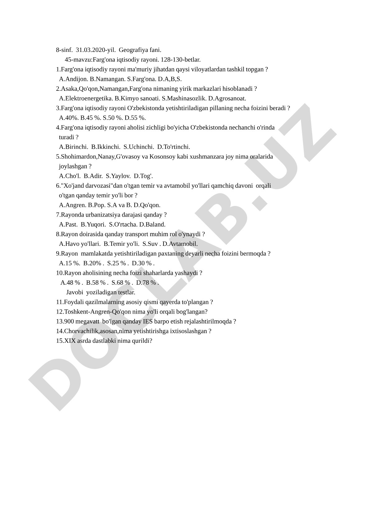 Farg'ona iqtisodiy rayoni