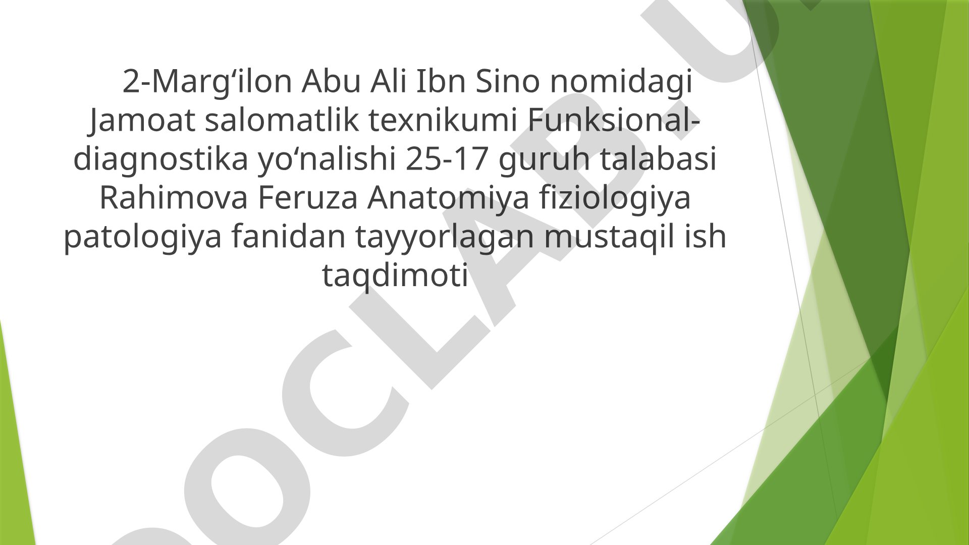 Ayollarning fiziologik jarayonlari va sut bezi