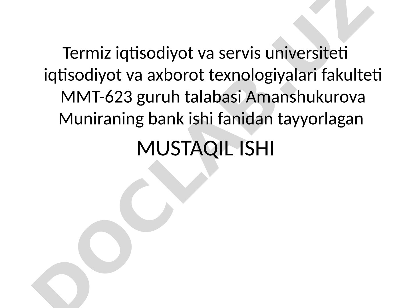 Tijorat banklarining valyuta operatsiyalari
