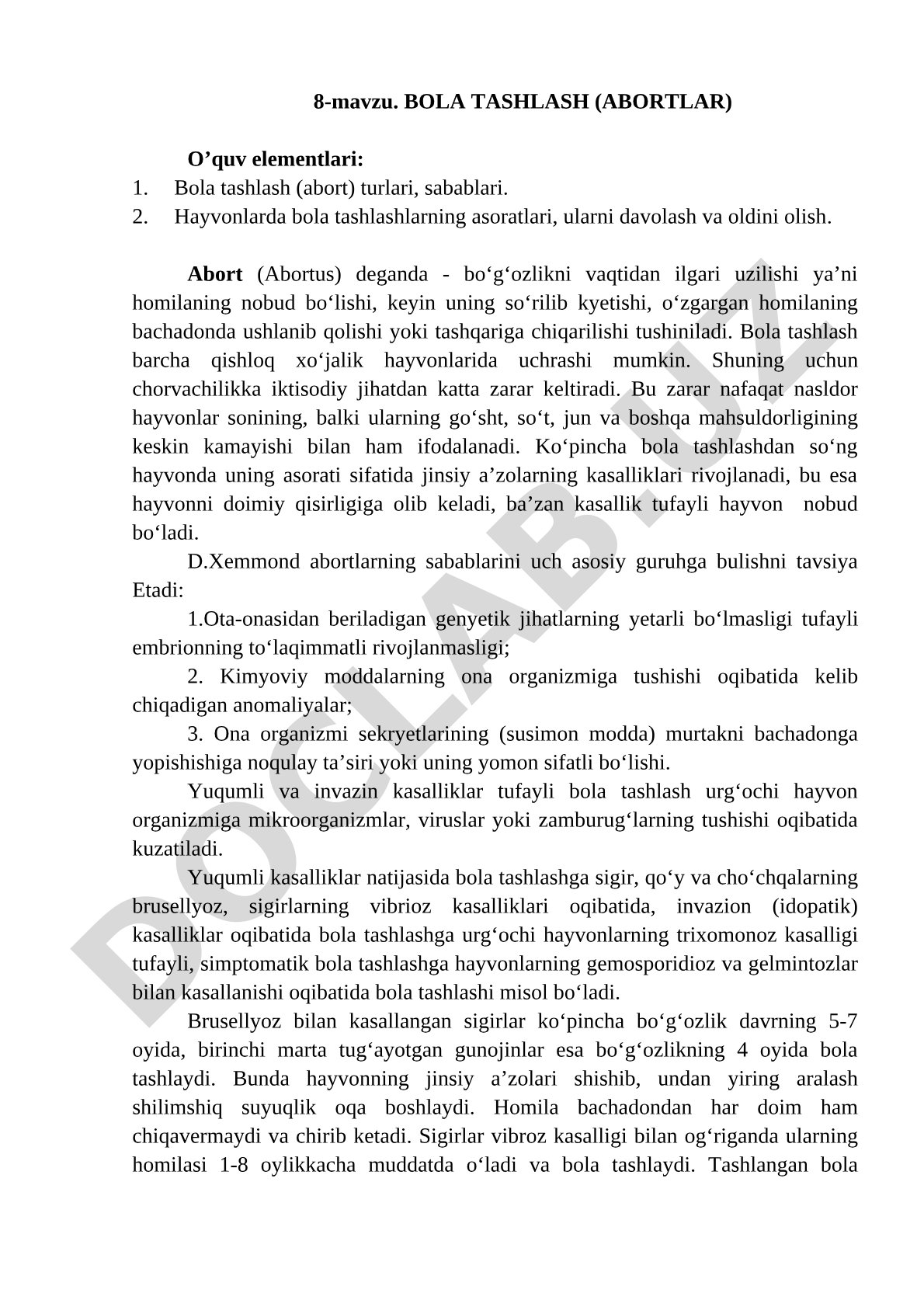Bola tashlash (abortlar)