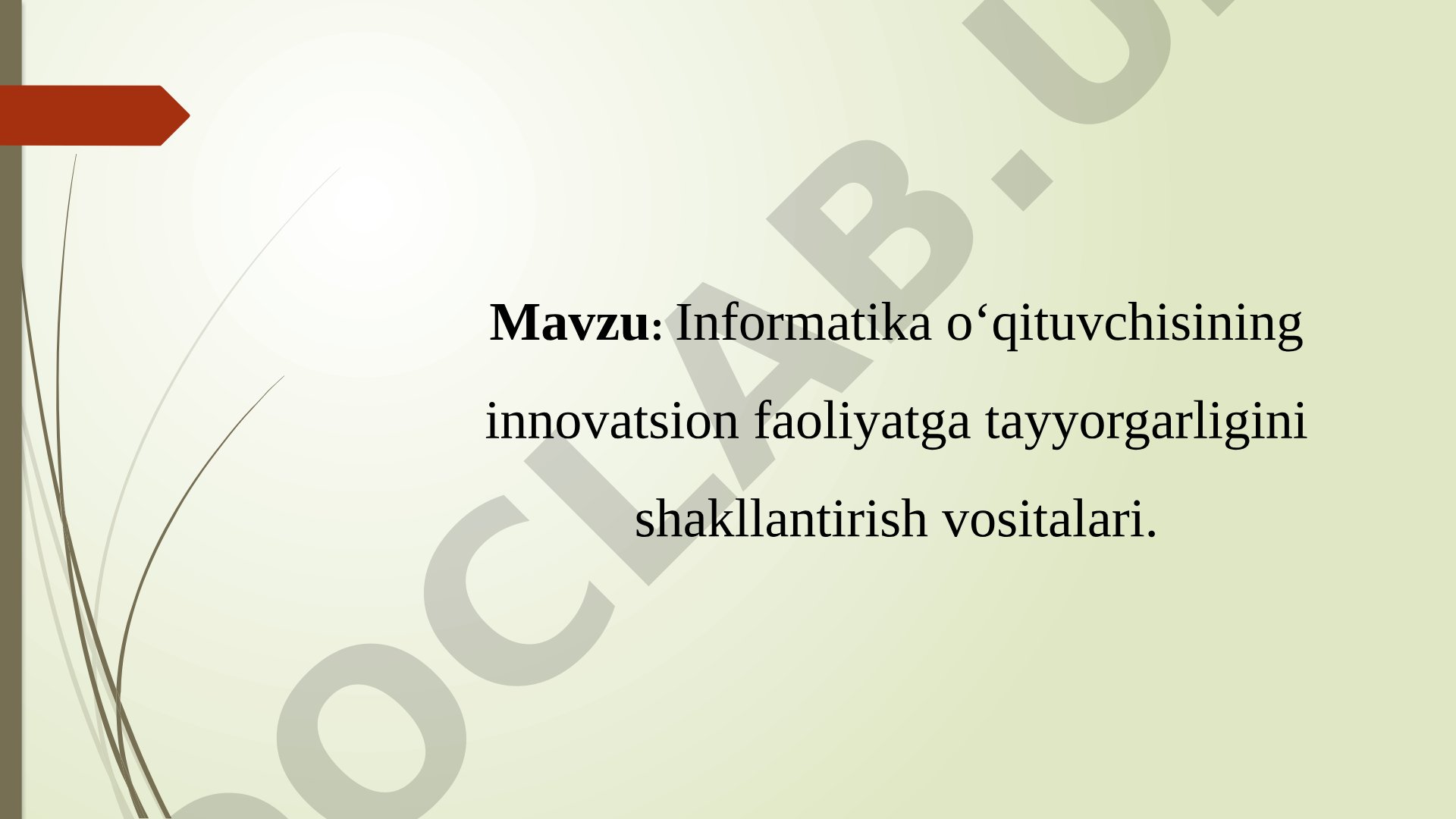 Informatika o‘qituvchisining innovatsion faoliyatga tayyorgarligini shakllantirish vositalari