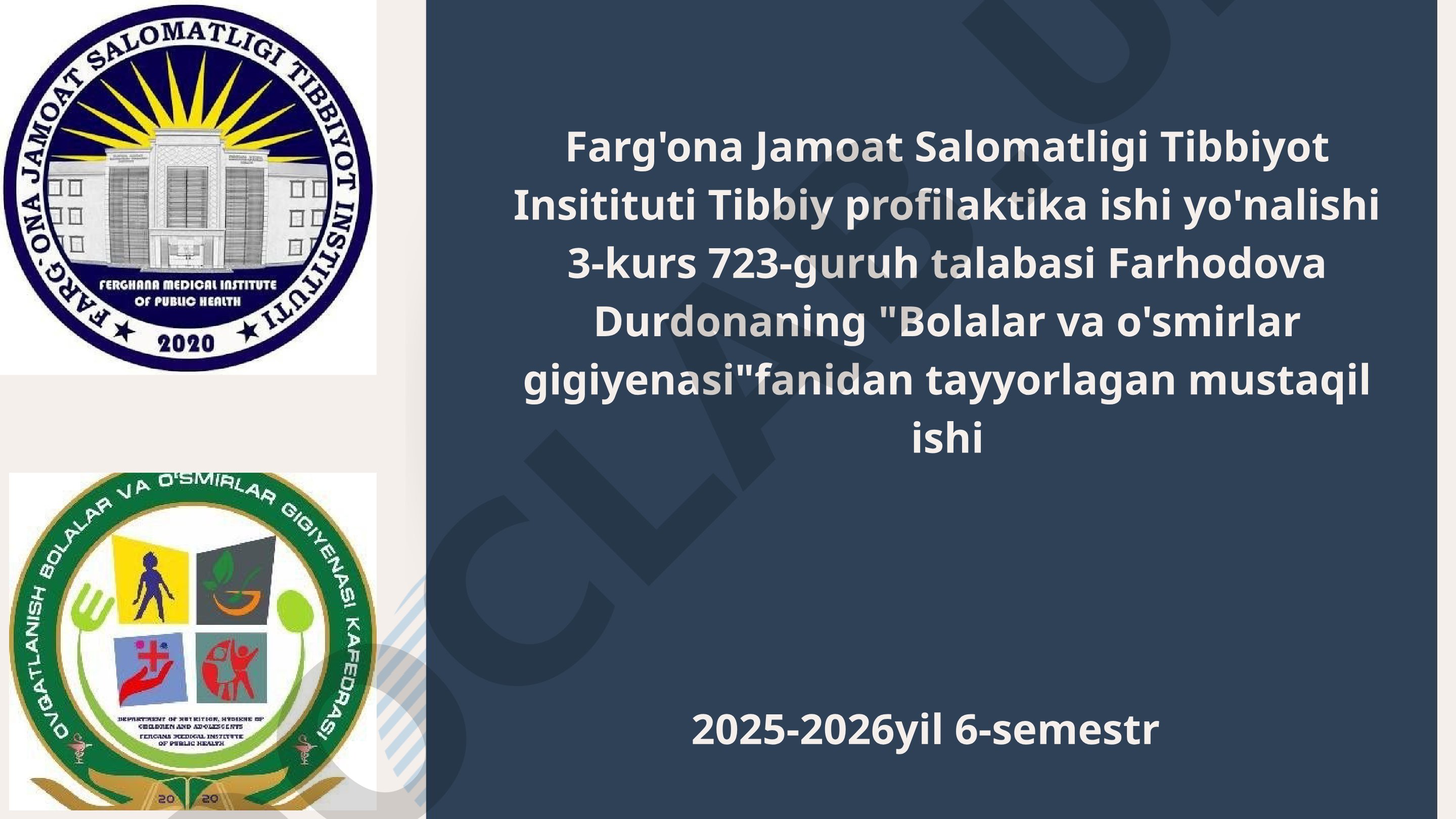 Maktabgacha ta'lim maktablarida yoritilganlikni gigiyenik baholash