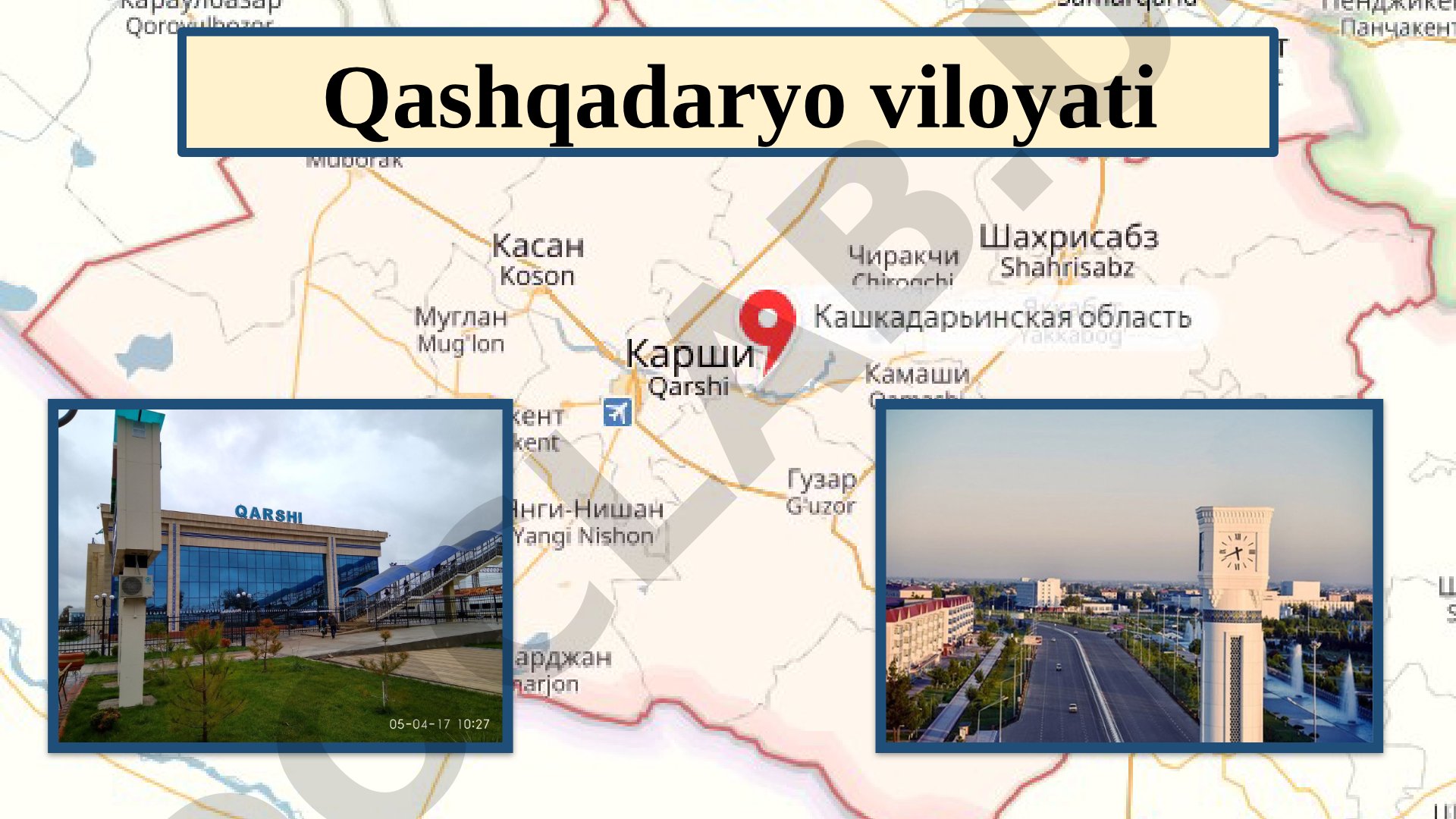 Qashqadaryo viloyati iqtisodiyoti va sanoati