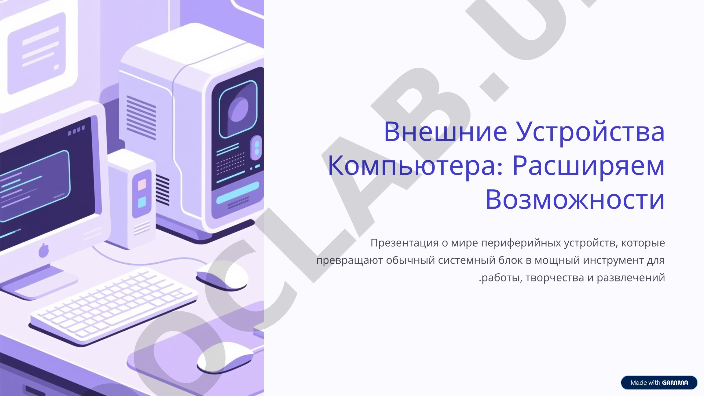 Внешние устройства компьютера: расширяем возможности