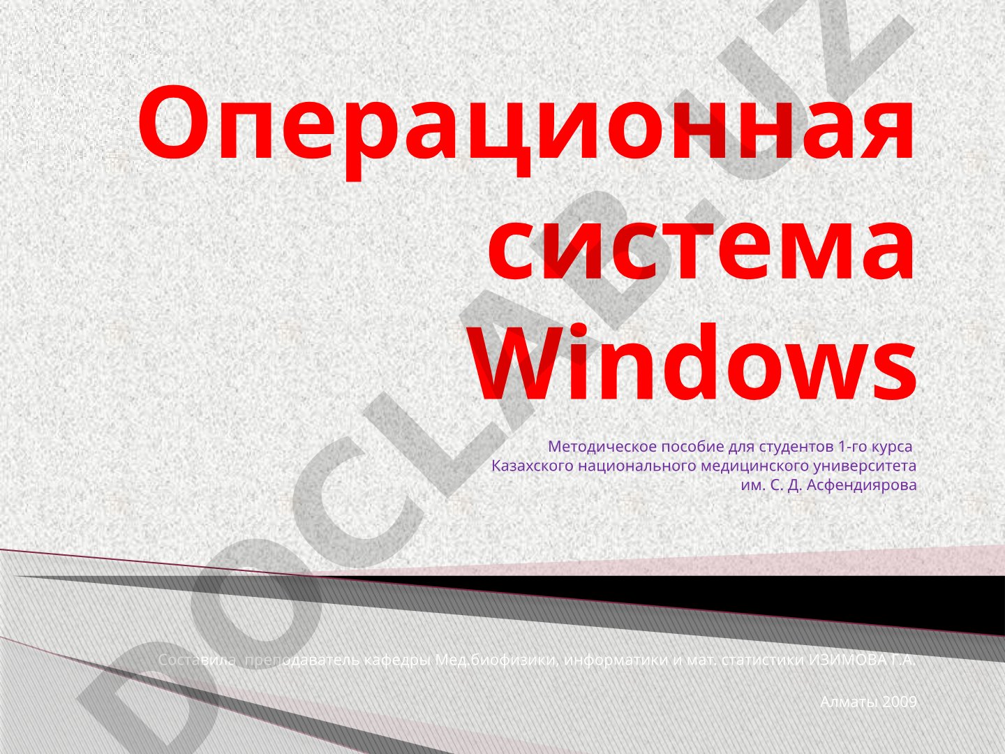 Операционная система Windows
