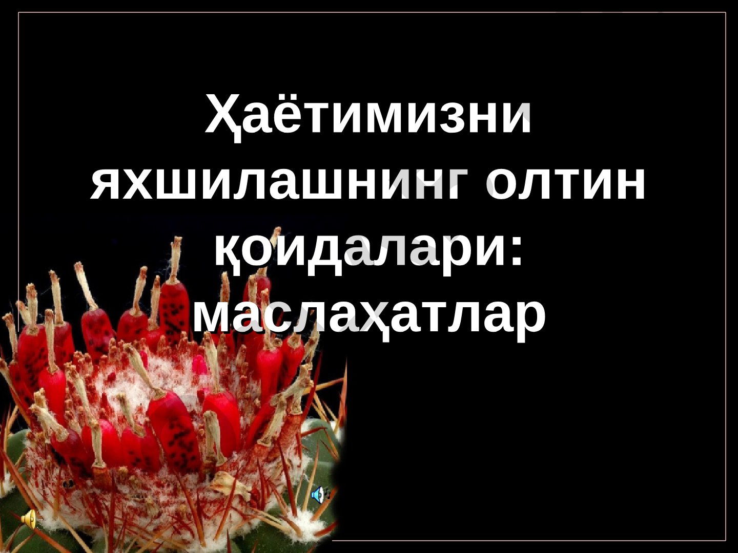 Ҳаётимизни яхшилашнинг олтин қоидалари: маслаҳатлар
