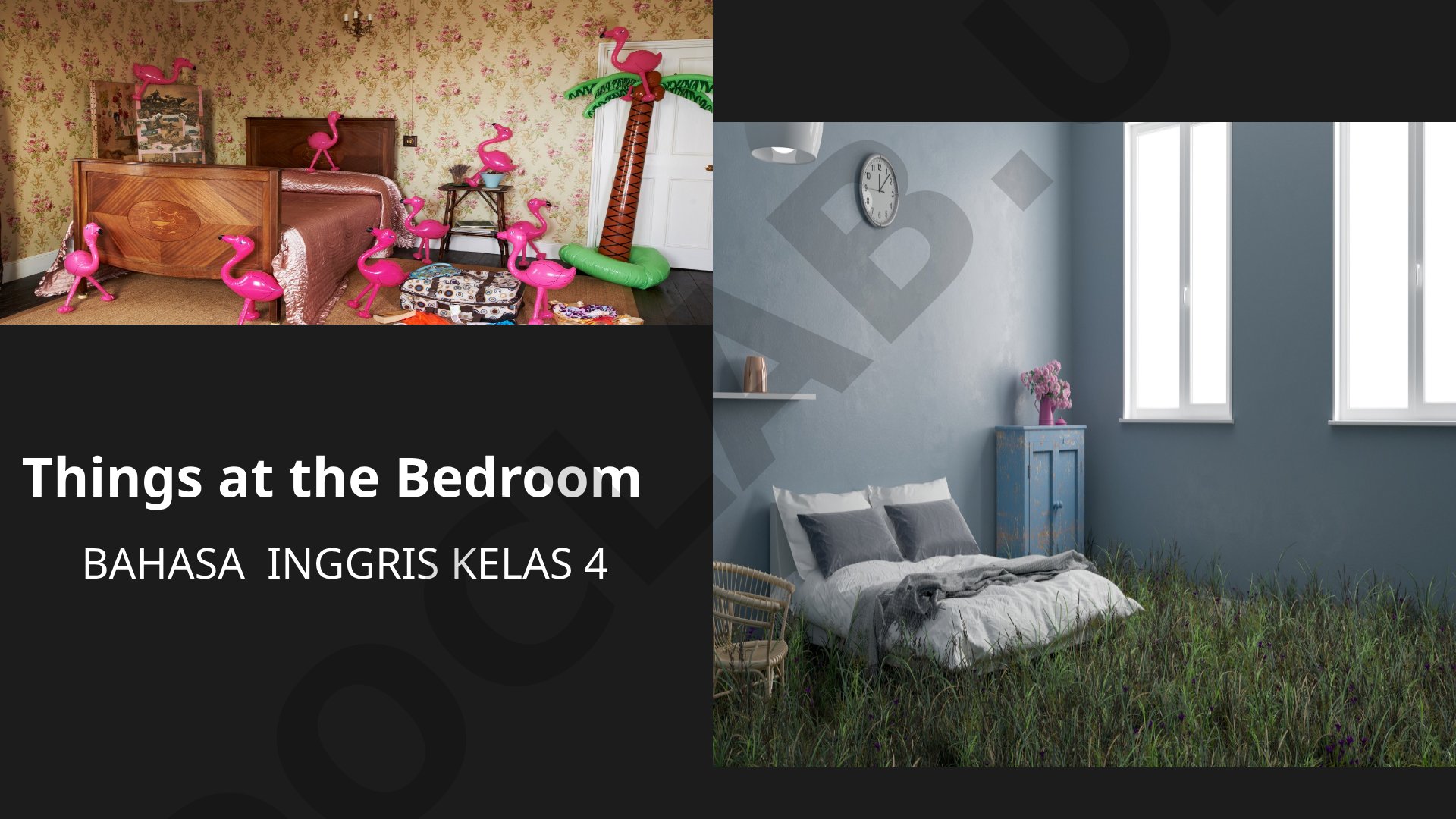 Things at the Bedroom