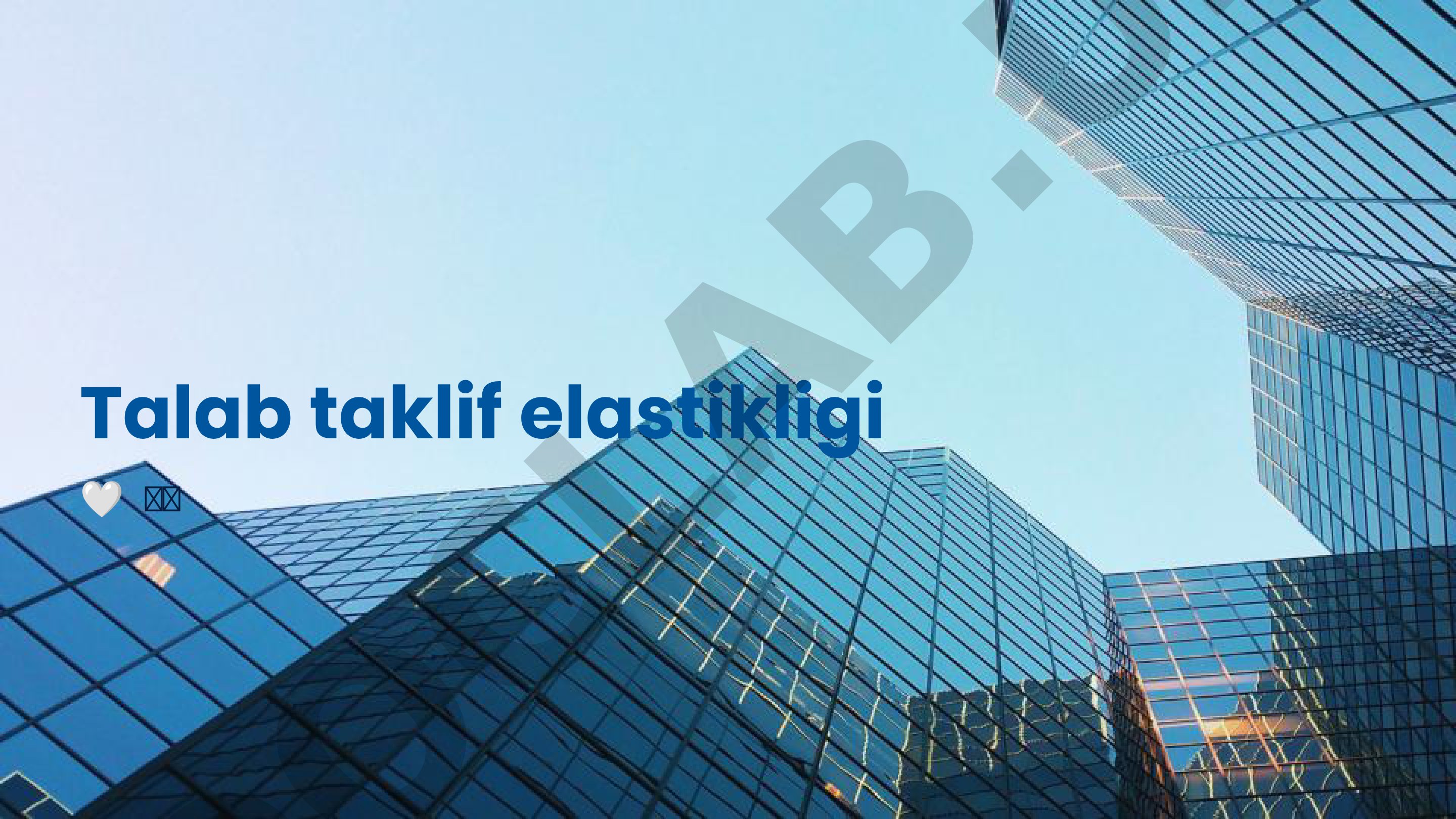 Talab taklif elastikligi tushunchasi, turlari, hisoblash usullari va iqtisodiy ta'siri