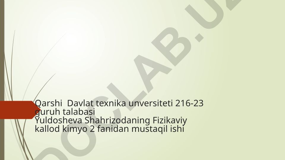 Dispers sistemalarning qovushqoqligi