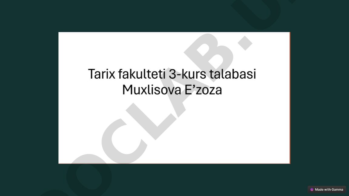 Maks Veberning tarix falsafasi va asosiy g'oyalari