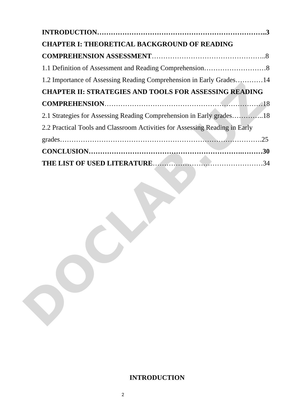 Assessing Reading Comprehension in Early Grades: Strategies and Tools