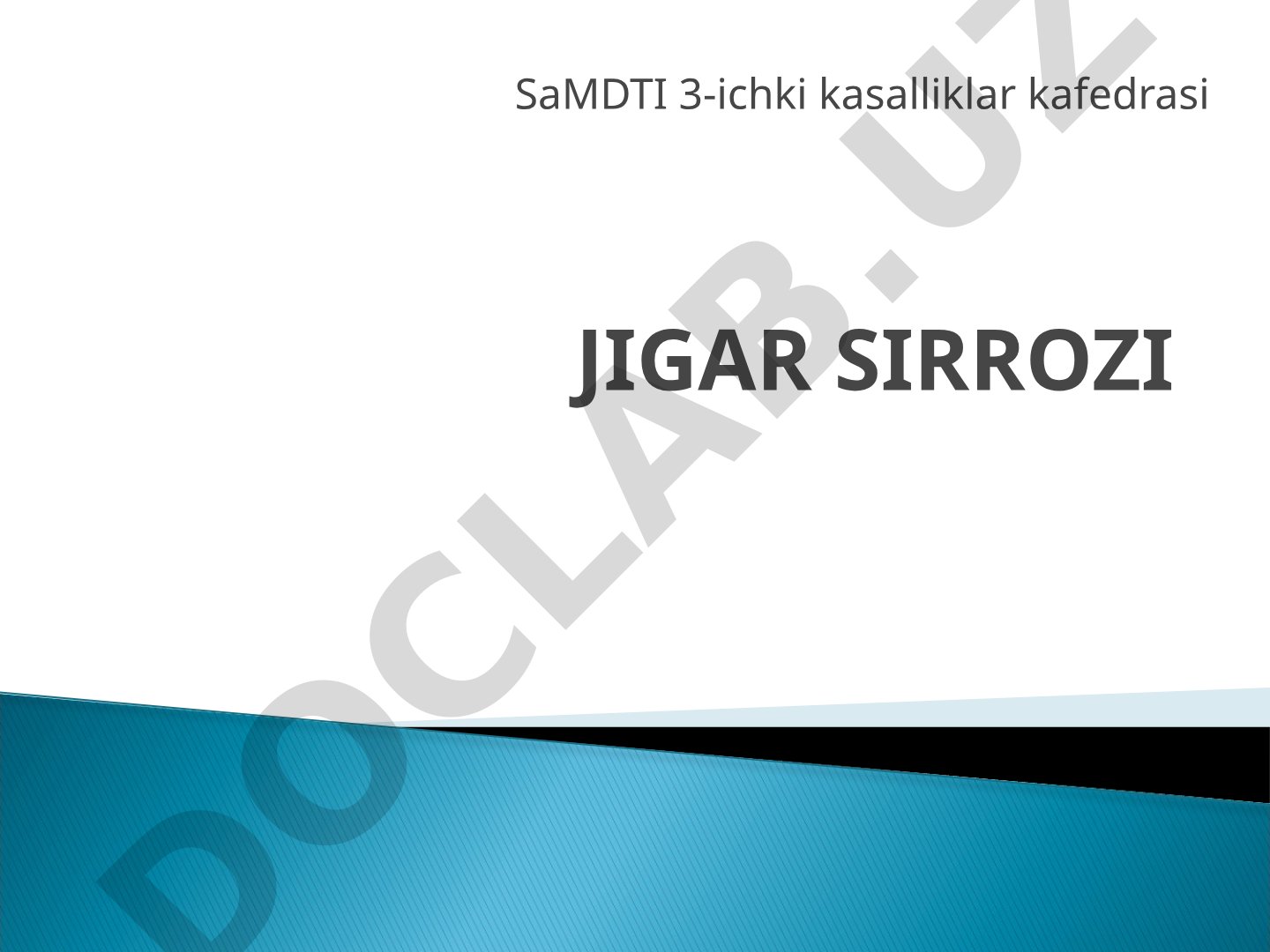Jigar sirrozi etiologiyasi va patogenezi