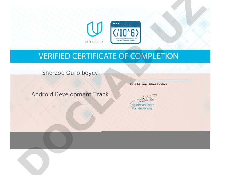 Android Development Track December 2021 TMZRUPWK