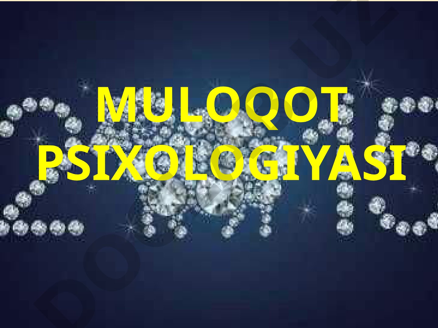 Muloqot psixologiyasi