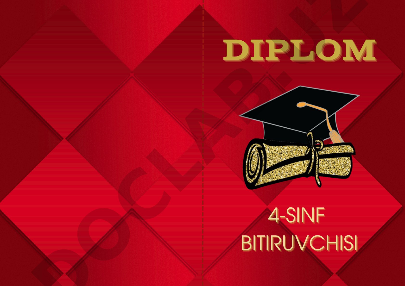 4-sinf bitiruvchisi diplomi