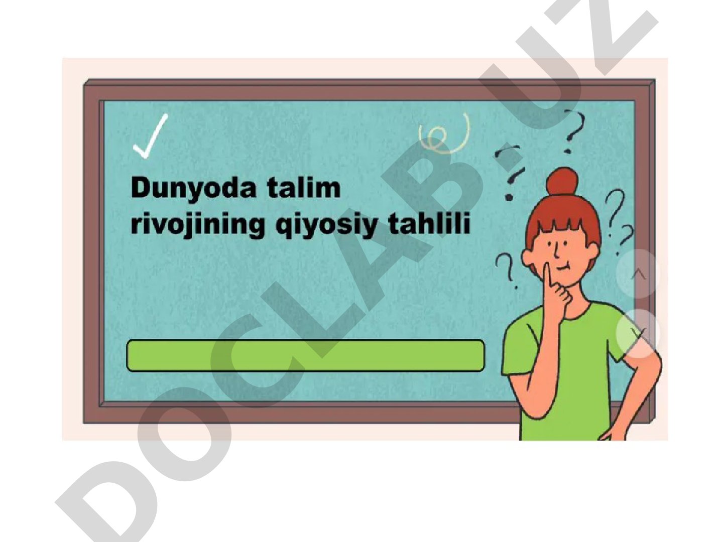 Dunyoda ta’lim rivojining qiyosiy tahlili