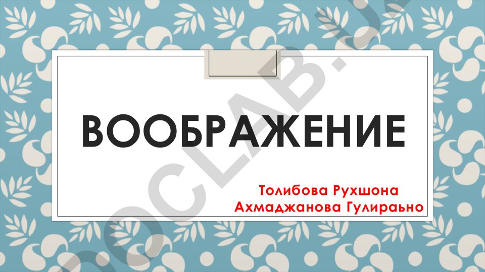 Воображение: понятие, виды и роль в жизни человека