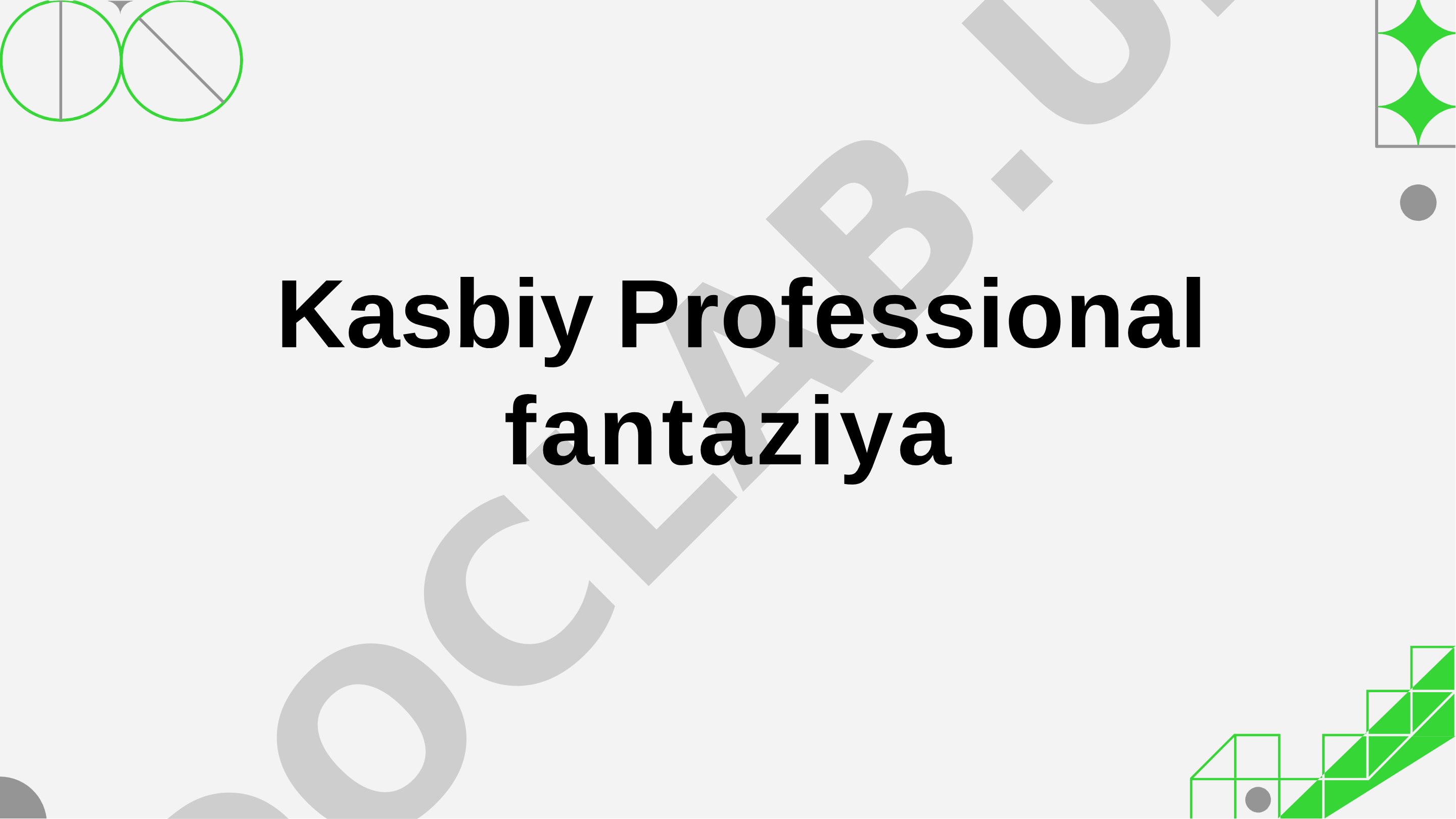 Kasbiy pedagogik fantaziya