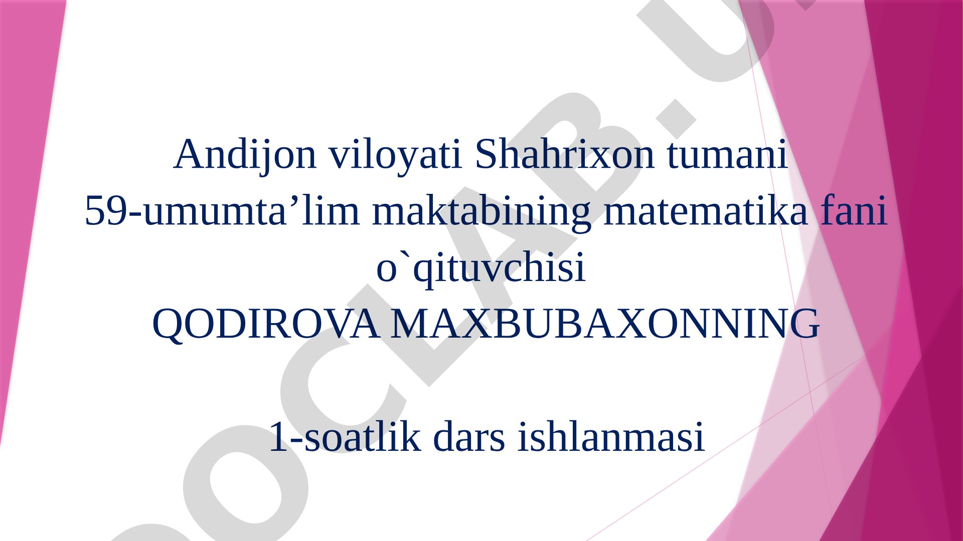 Sodda xollarda natural sonlarning darajalari, qiymatlari ratsional bolgan kvadrat ildizni xisoblash. Davriy kasr haqida tushuncha