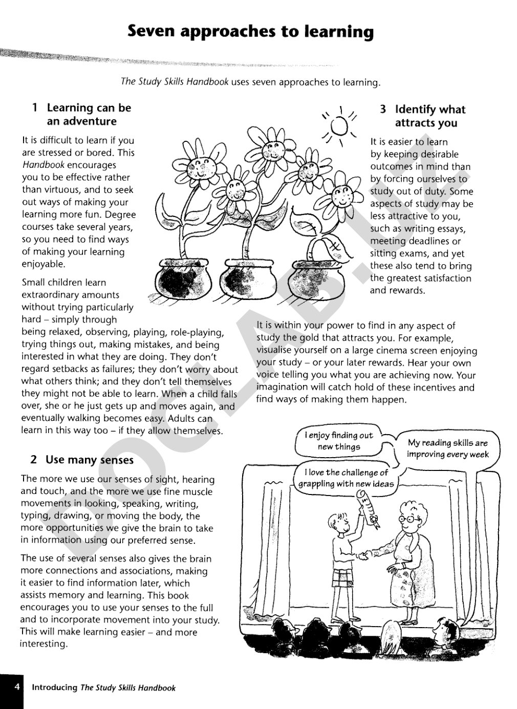 Seven approaches to learning