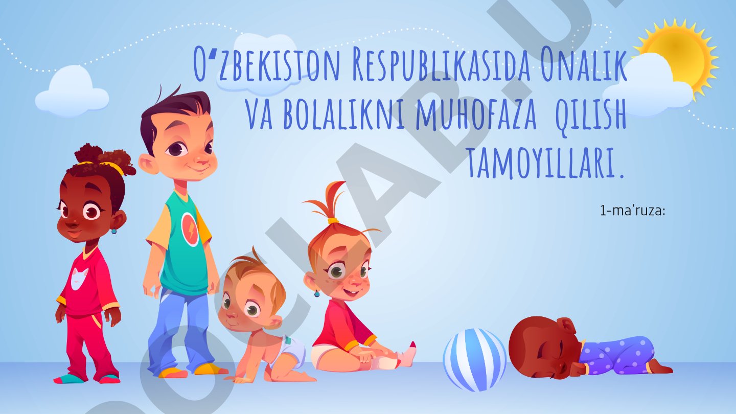 Onalik va bolalikni muhofaza qilish tamoyillari