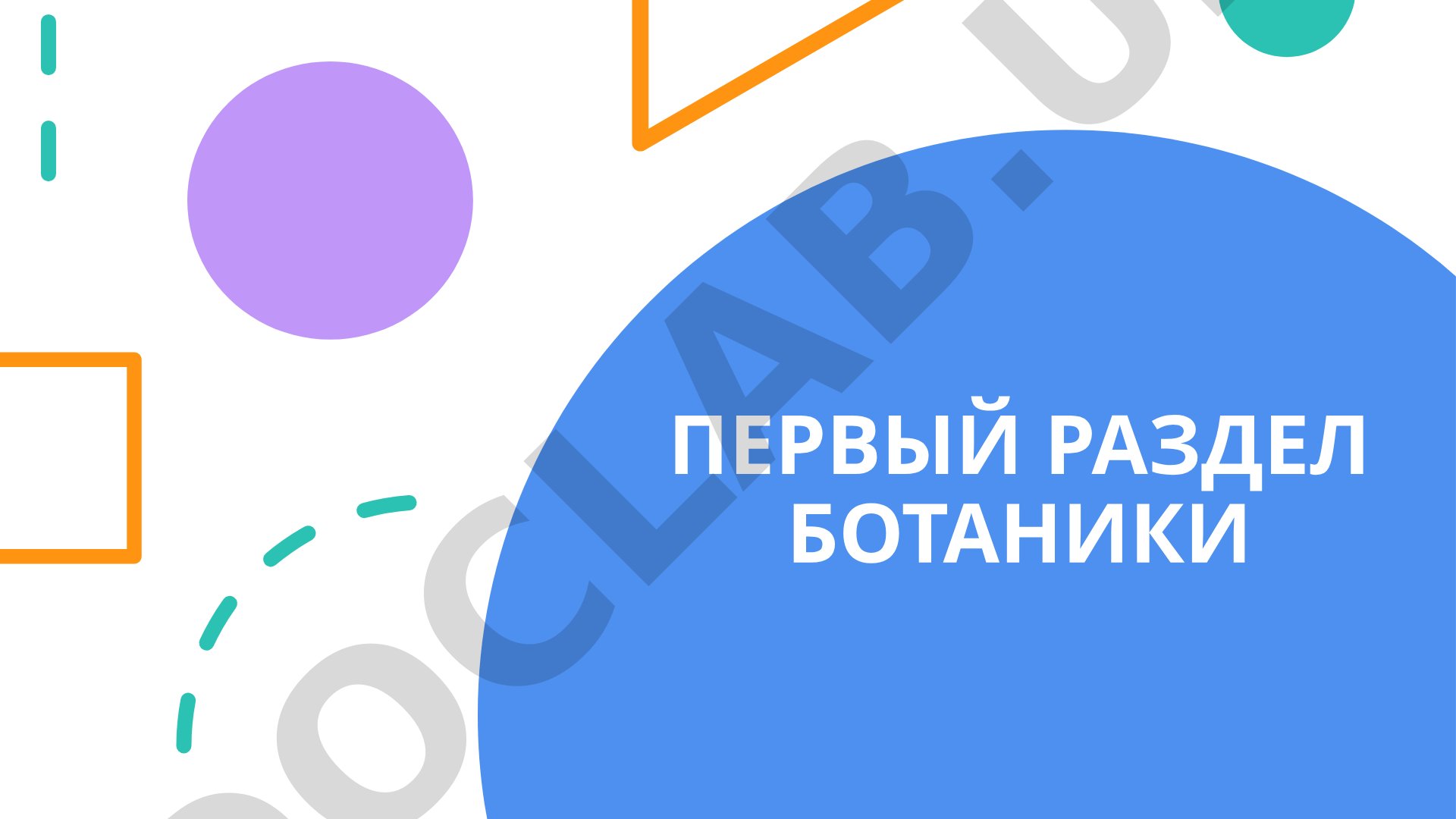 Ботаника: классификация и строение растительной клетки