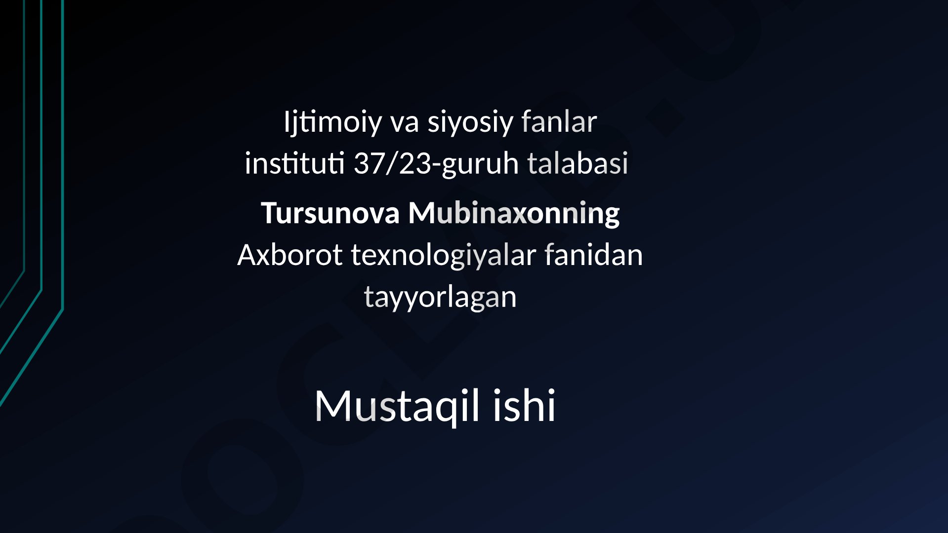 Ochiq axborot jamiyati va axborot xavfsizligi masalalari, O'zbekiston qonunlari va AKT