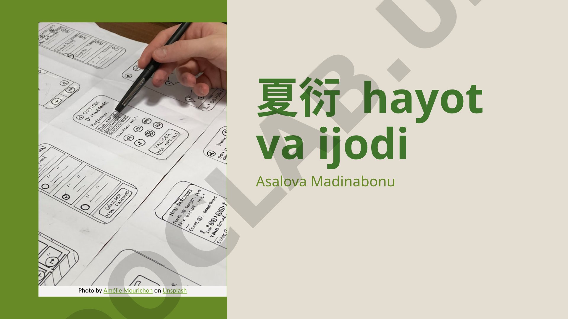 Xia Yan hayot va ijodi