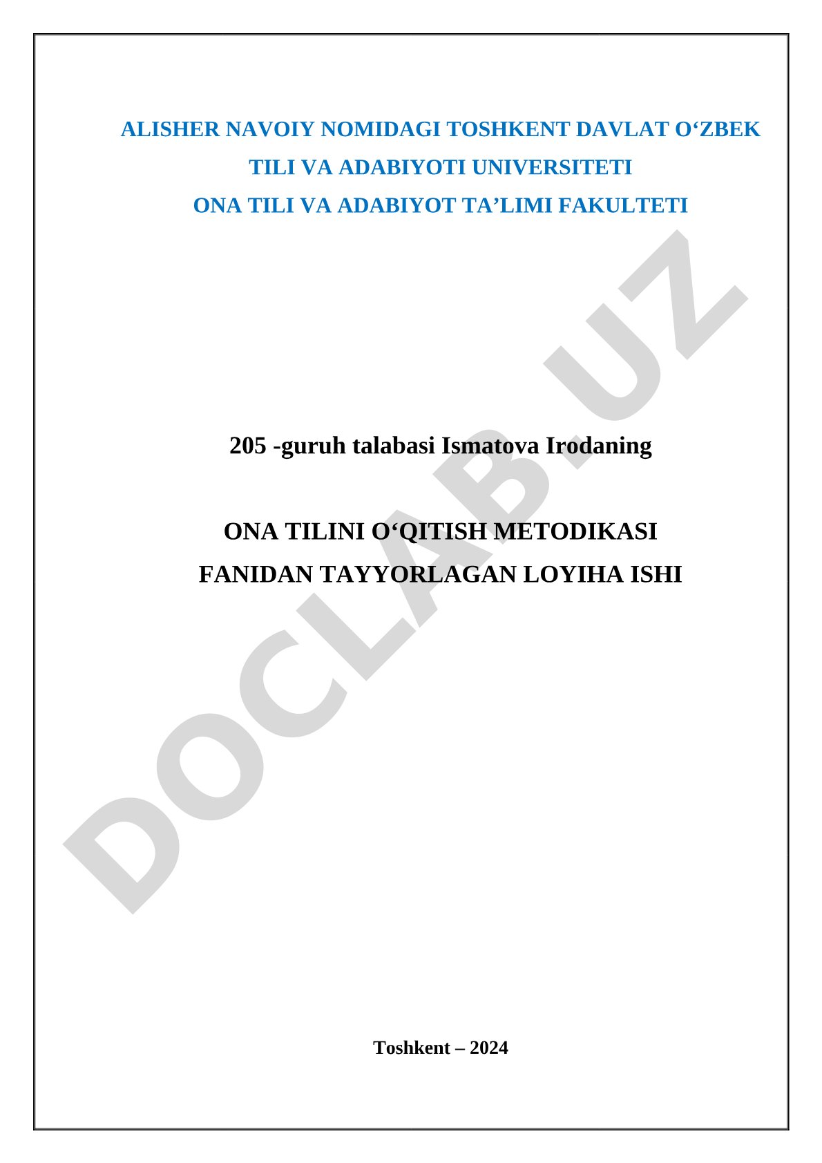 Ona tilini o'qitish metodikasi tarixiy taraqqiyoti va integrativ yondashuv