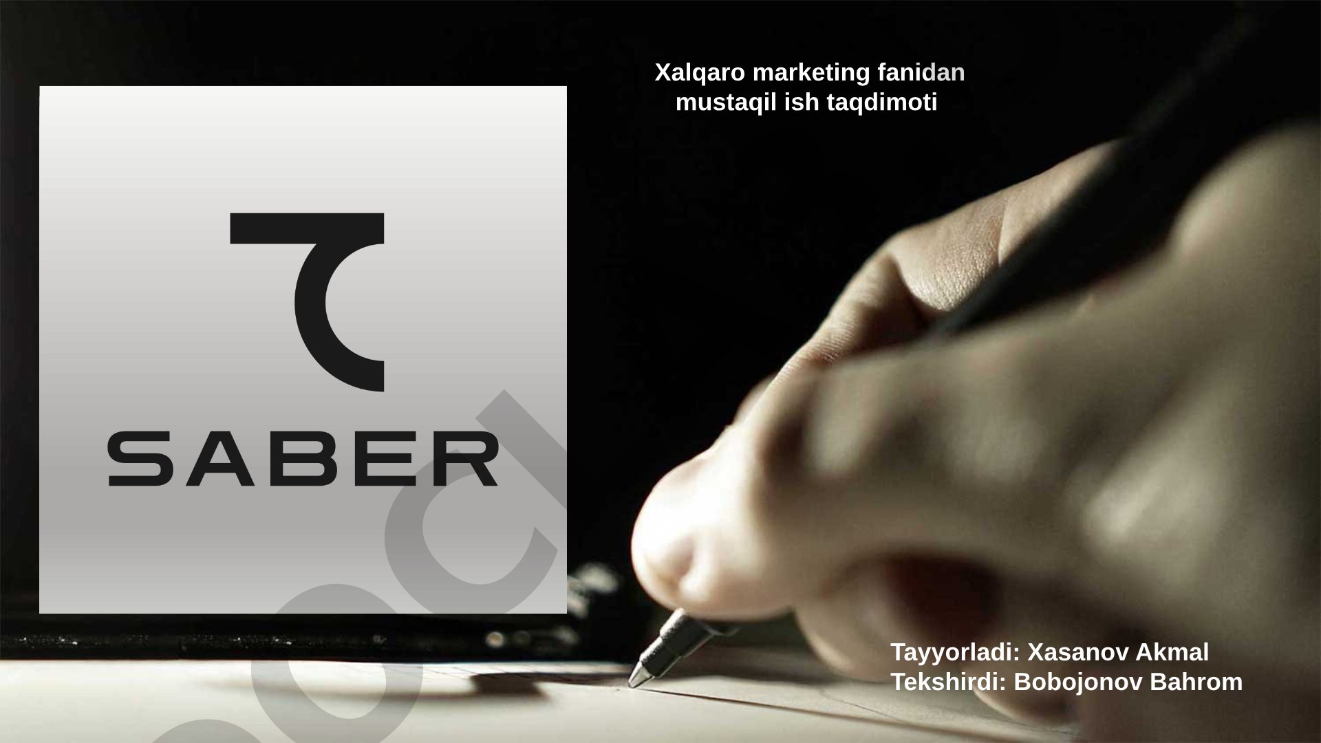 2019-yilda Otabek Umarov yaratgan sport brendi tarixi va uning marketing tadqiqotlari