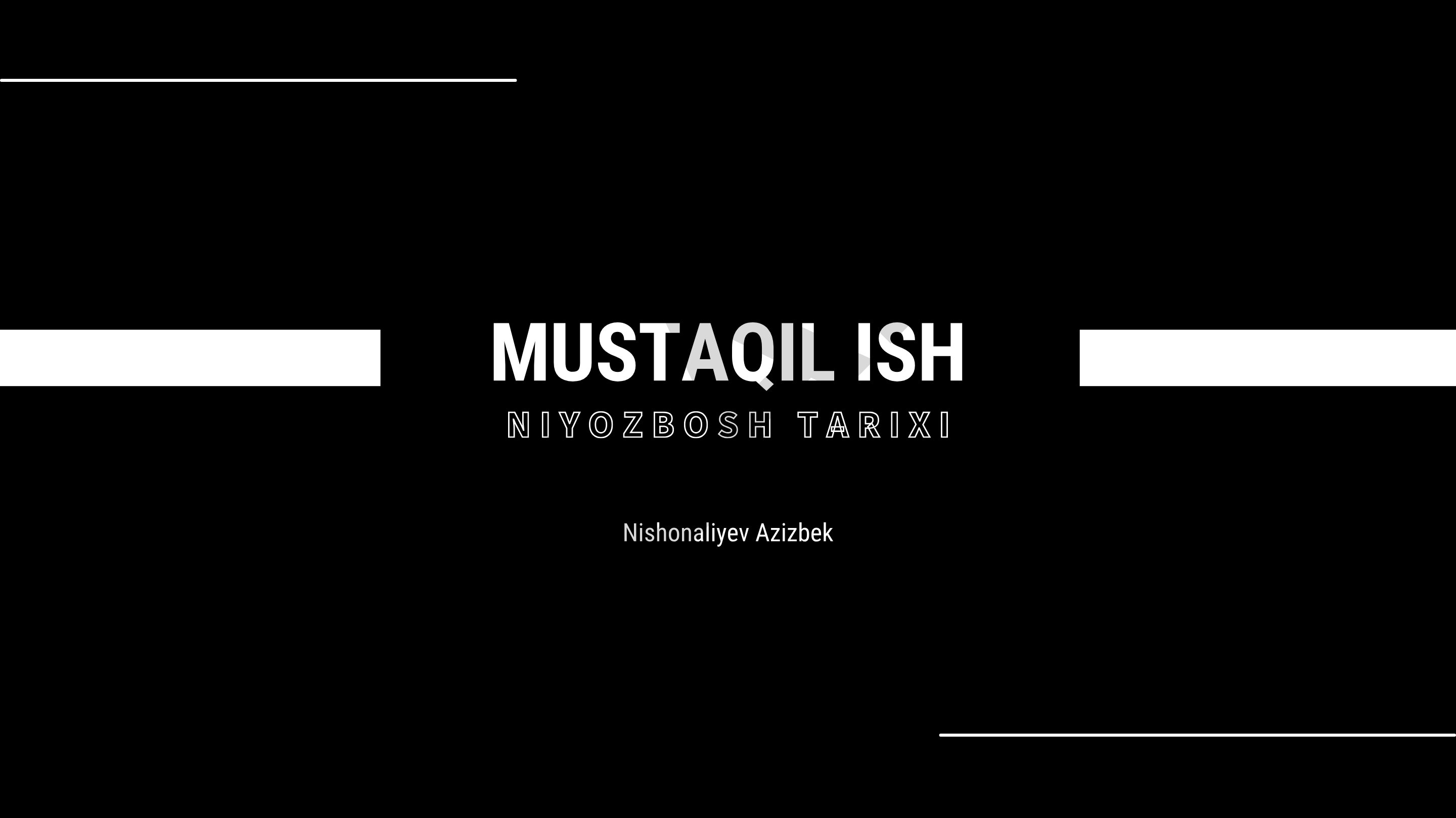 Niyozbosh qishlog'ining kelib chiqish tarixi