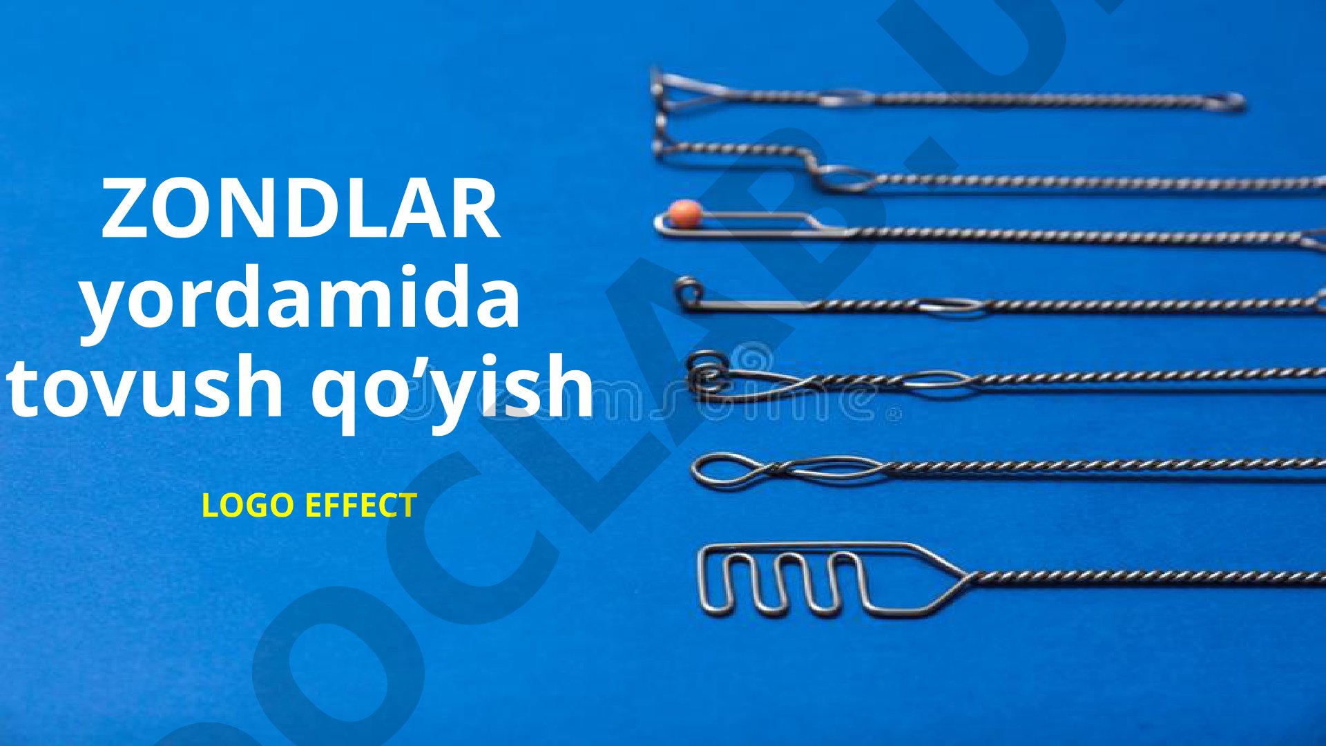 Zondlar yordamida tovush qo'yish