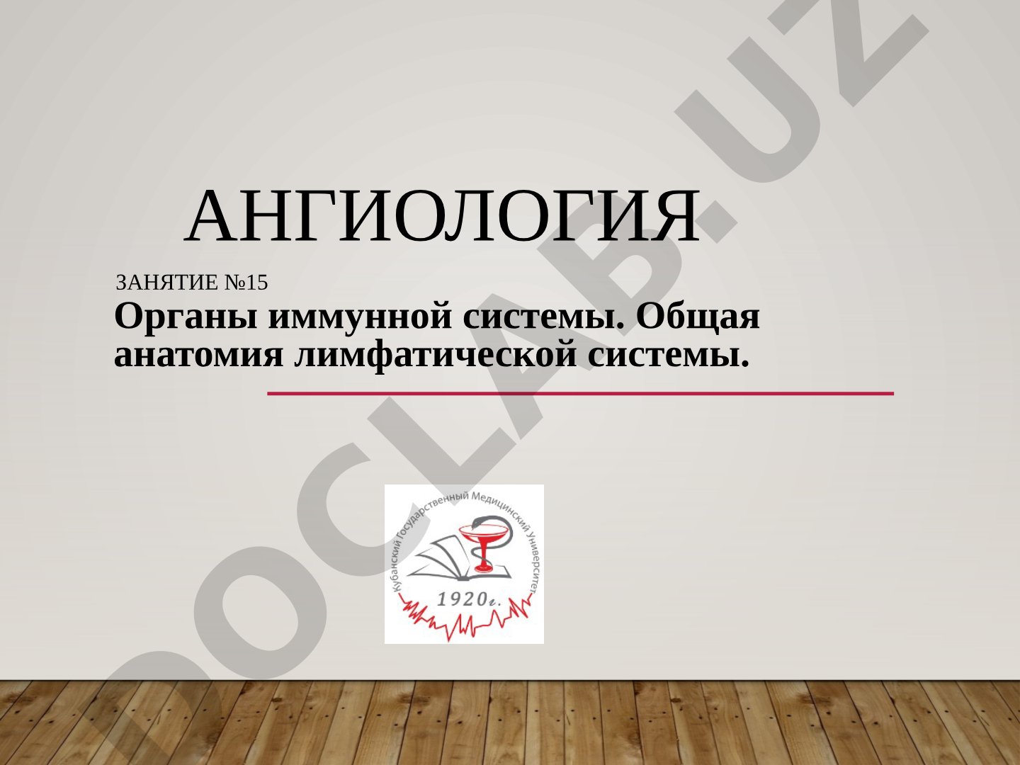 Органы иммунной системы. Общая анатомия лимфатической системы. Вилочковая железа (thymus)