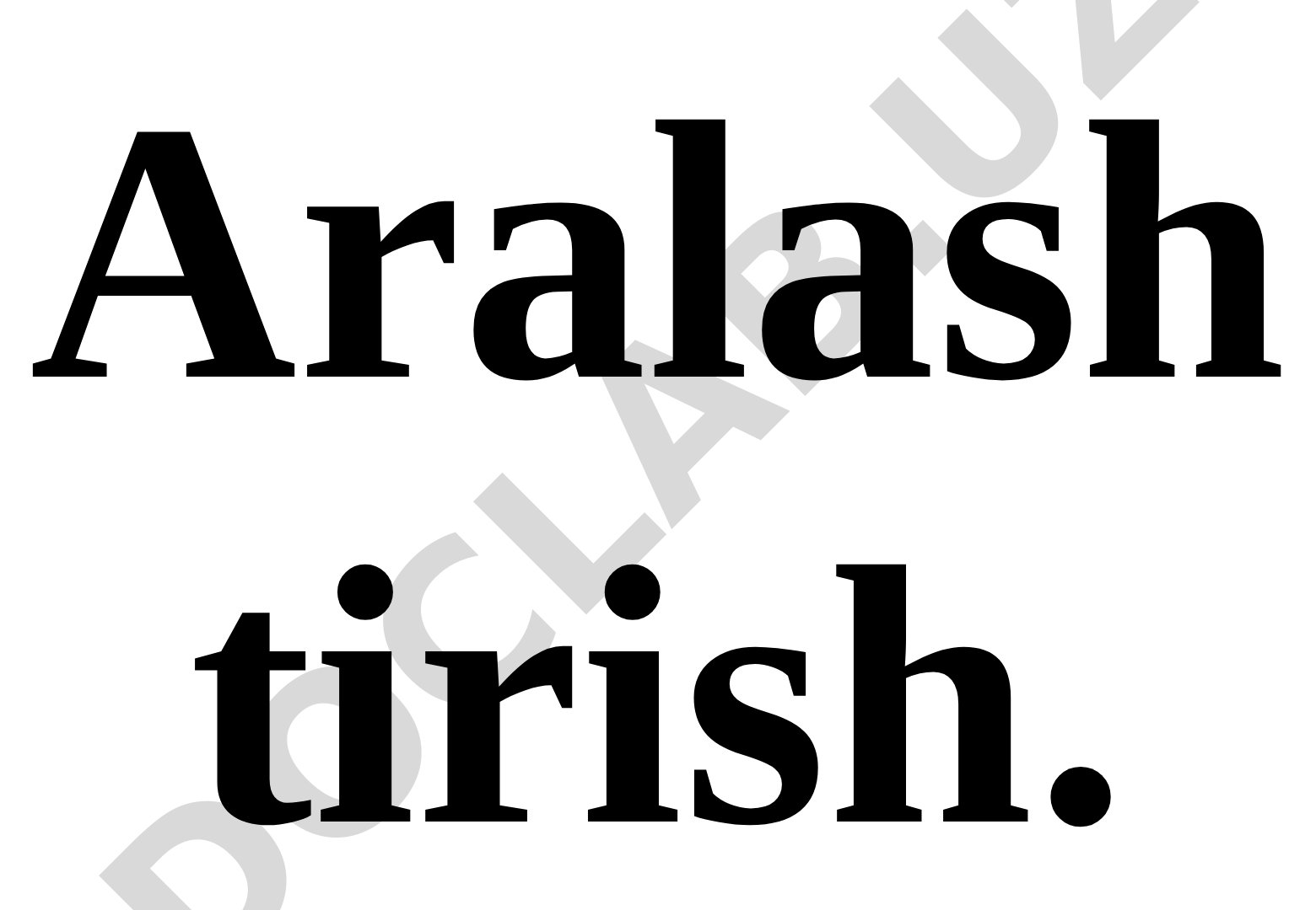 Aralashtirish jarayoni va aralashtirgichlar konstruksiyasi