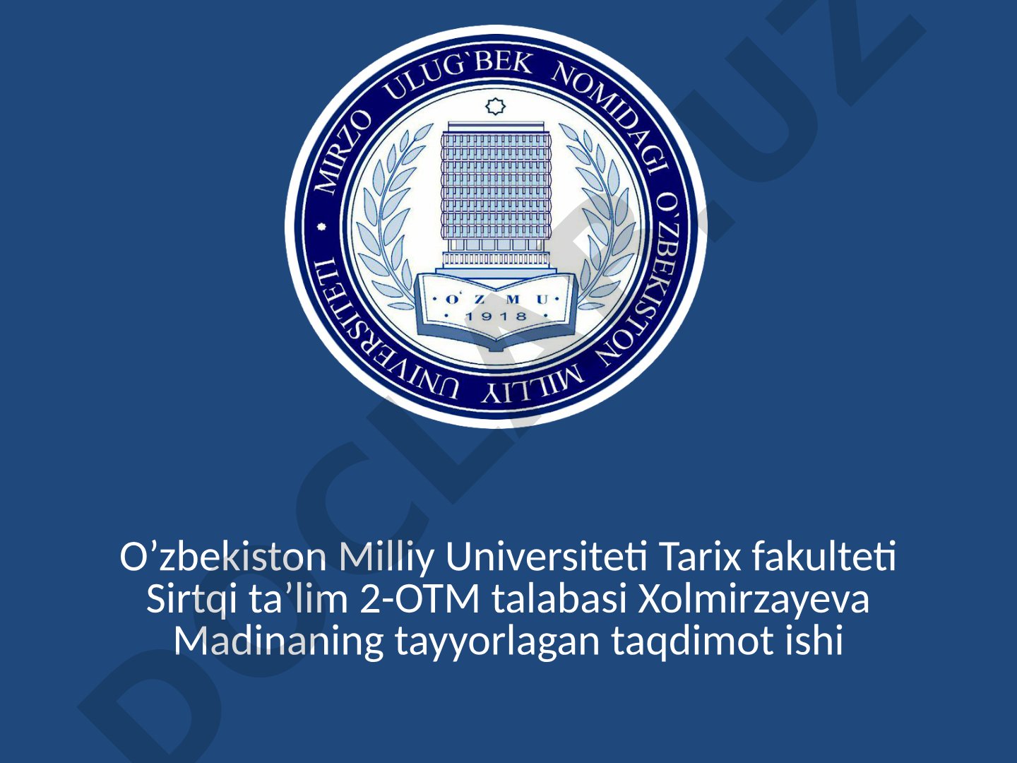 Alisher Navoiy hayoti va ijodi