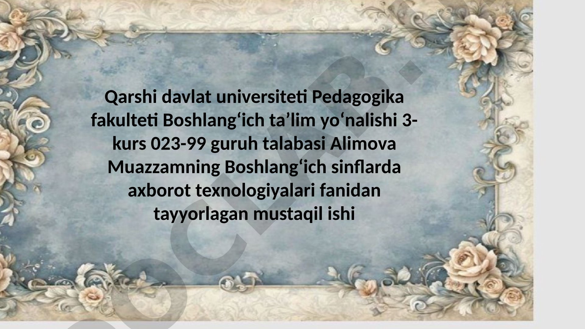 Axborot turlari. Axborotlarni kodlashtirishni o‘rgatish