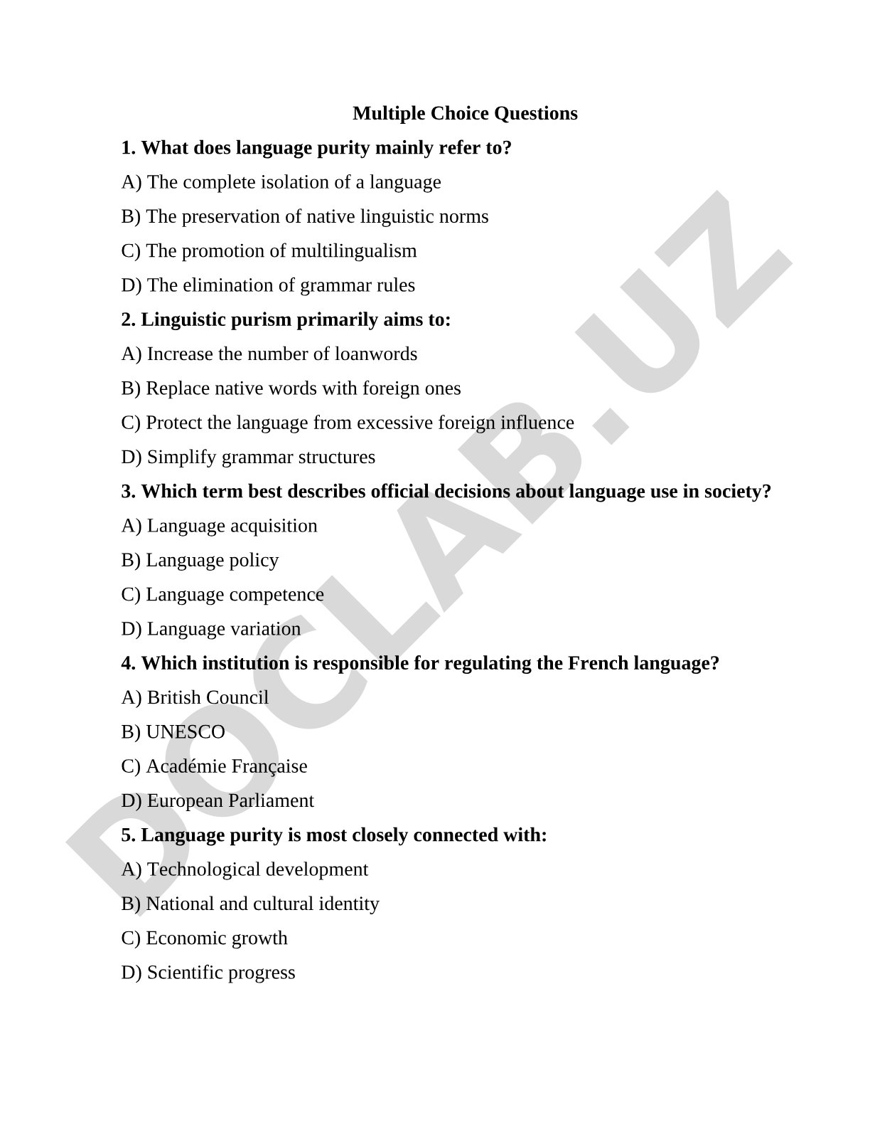 Language purity and linguistic purism
