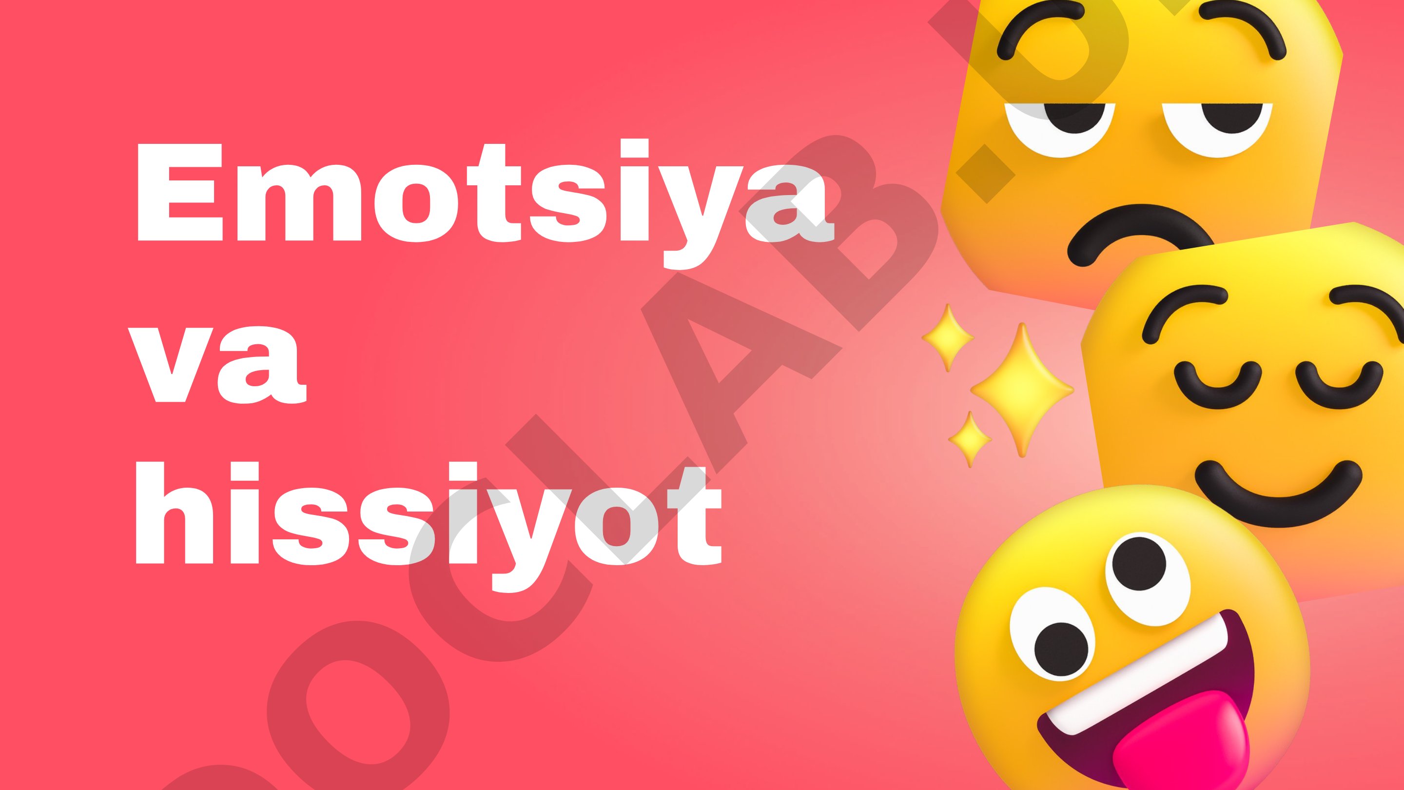 Emotsiya va hissiyot