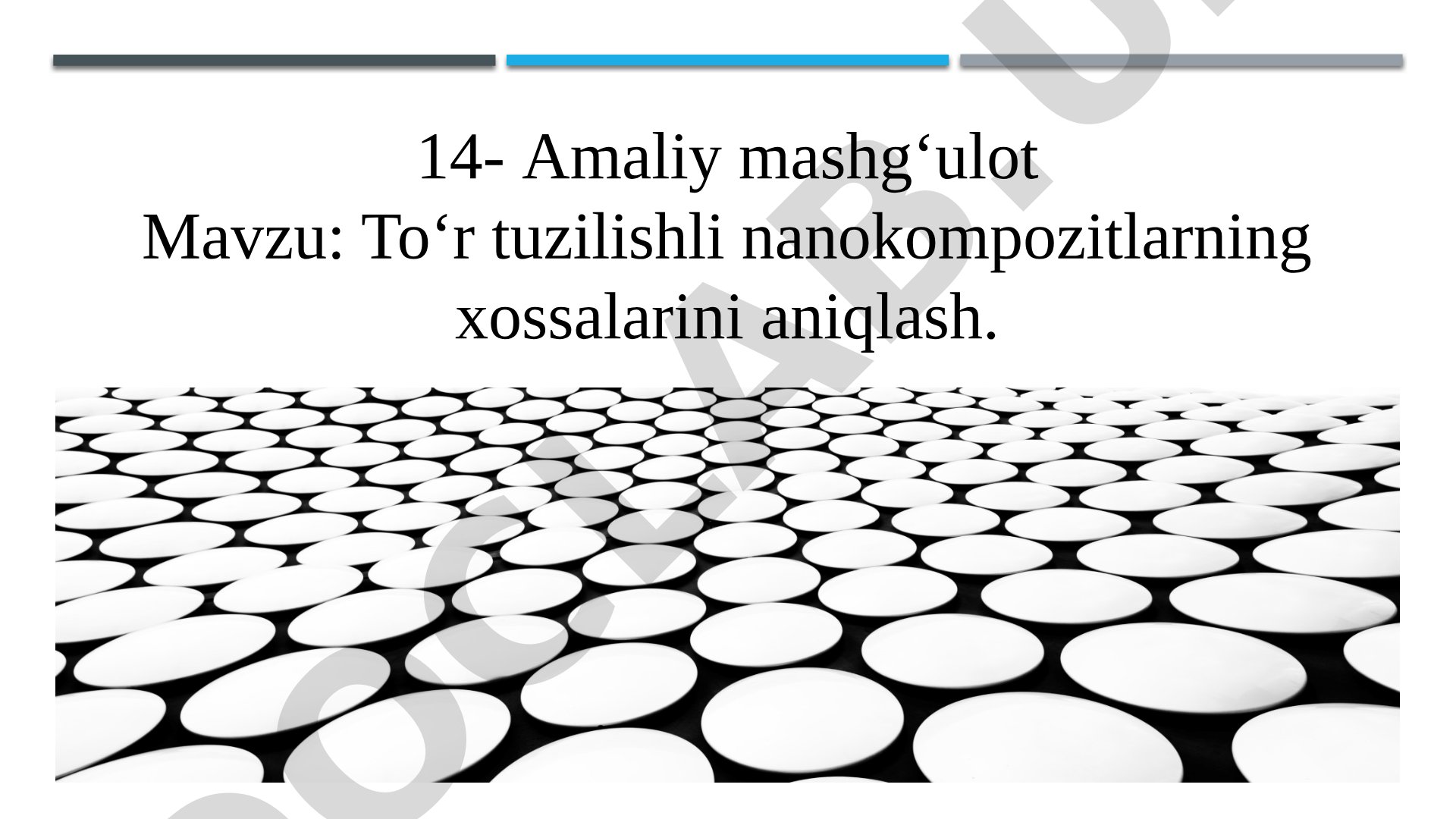To‘r tuzilishli nanokompozitlarning xossalarini aniqlash