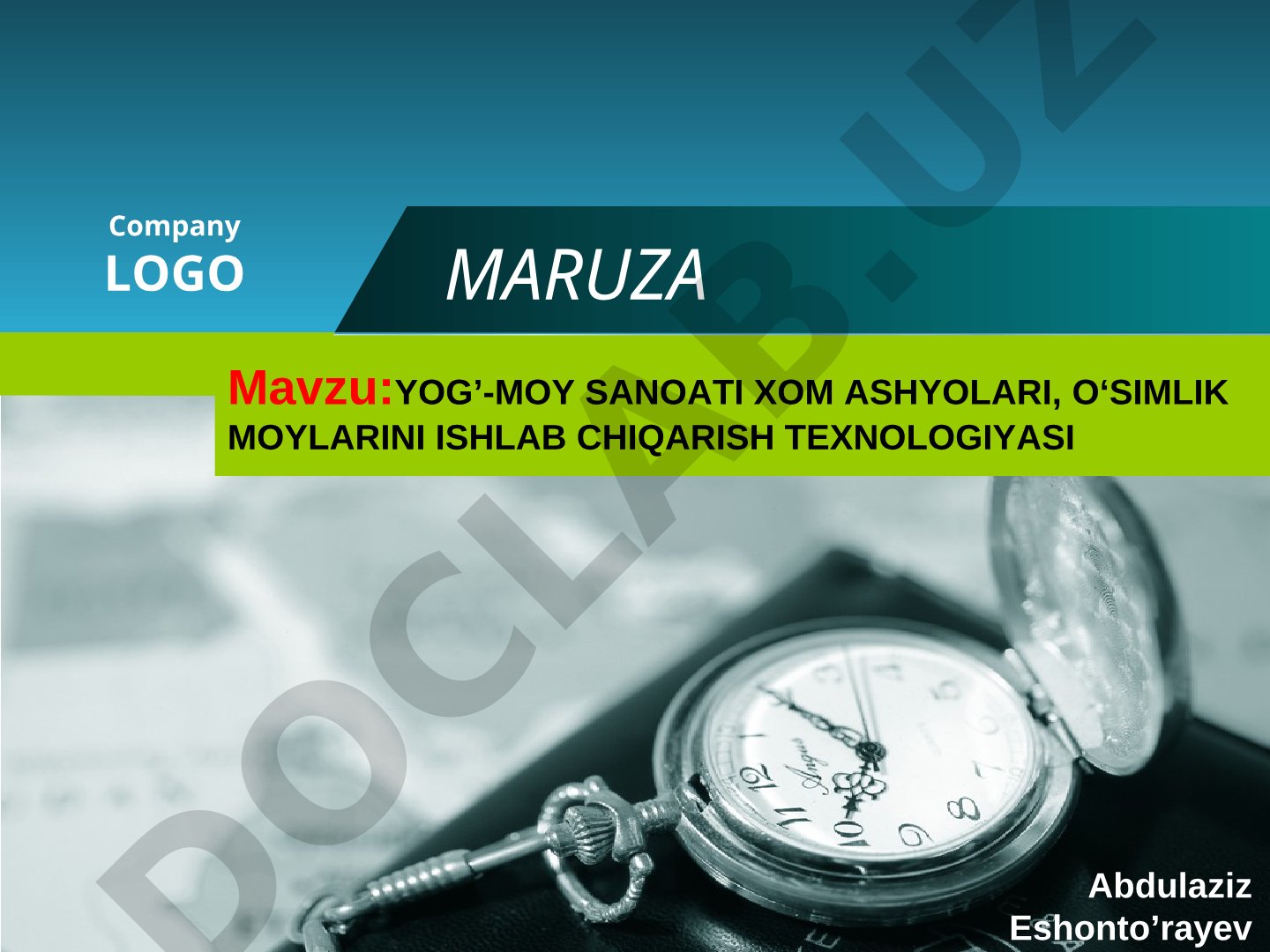 YOG’-MOY SANOATI XOM ASHYOLARI, O‘SIMLIK MOYLARINI ISHLAB CHIQARISH TEXNOLOGIYASI