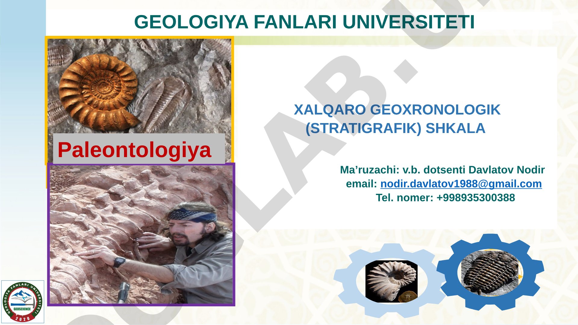 Xalqaro geoxronologik (stratigrafik) shkala