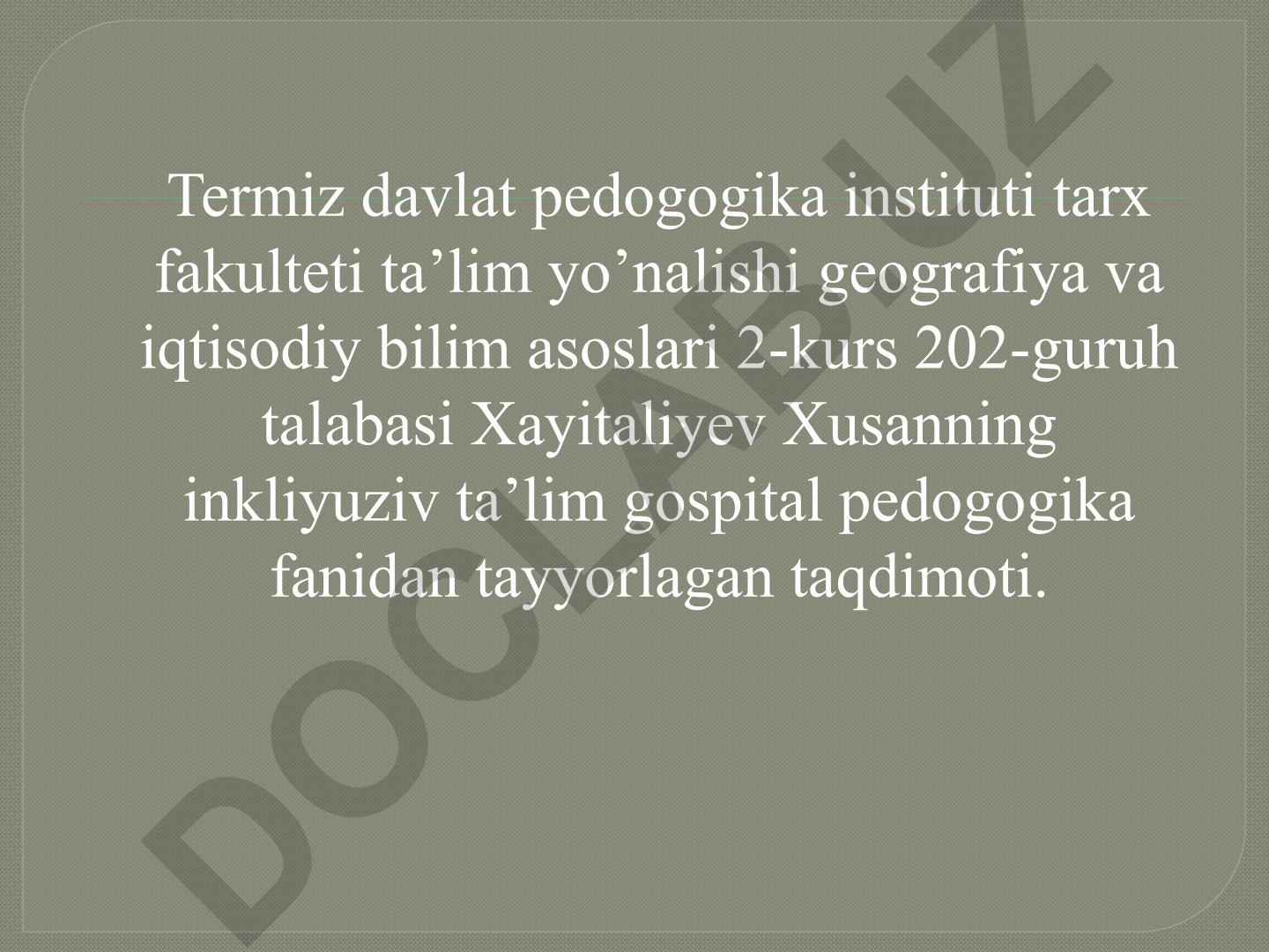 Inklyuziv va birgalikda o‘qitish: ularning asosiy farqlarini asoslash