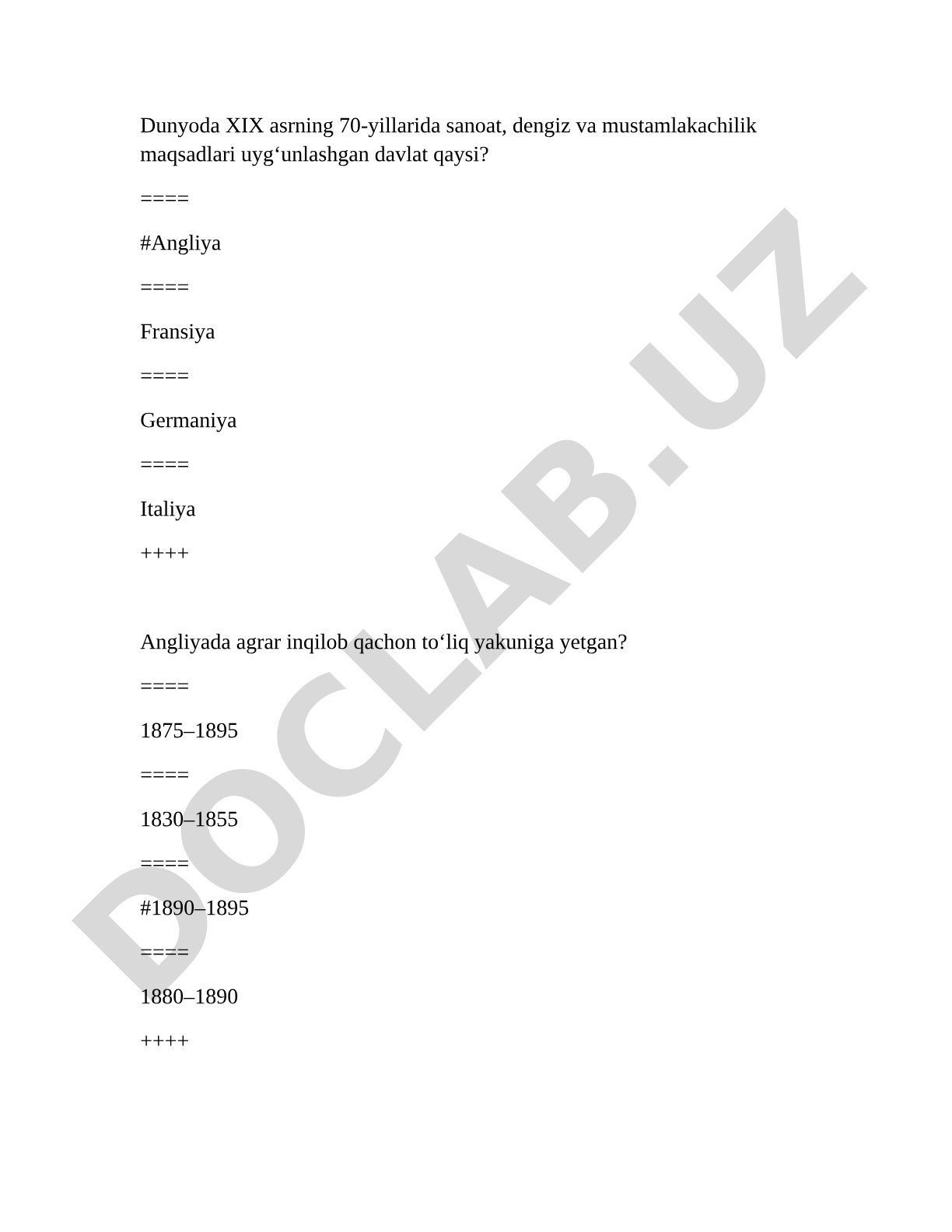 XIX asr Angliya tarixi