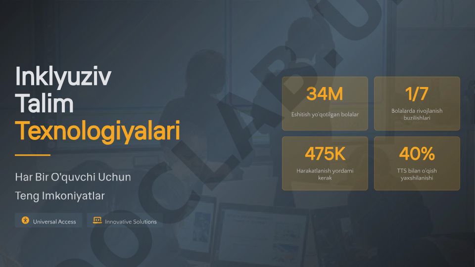 Inklyuziv Ta'lim Texnologiyalari va Teng Imkoniyatlar