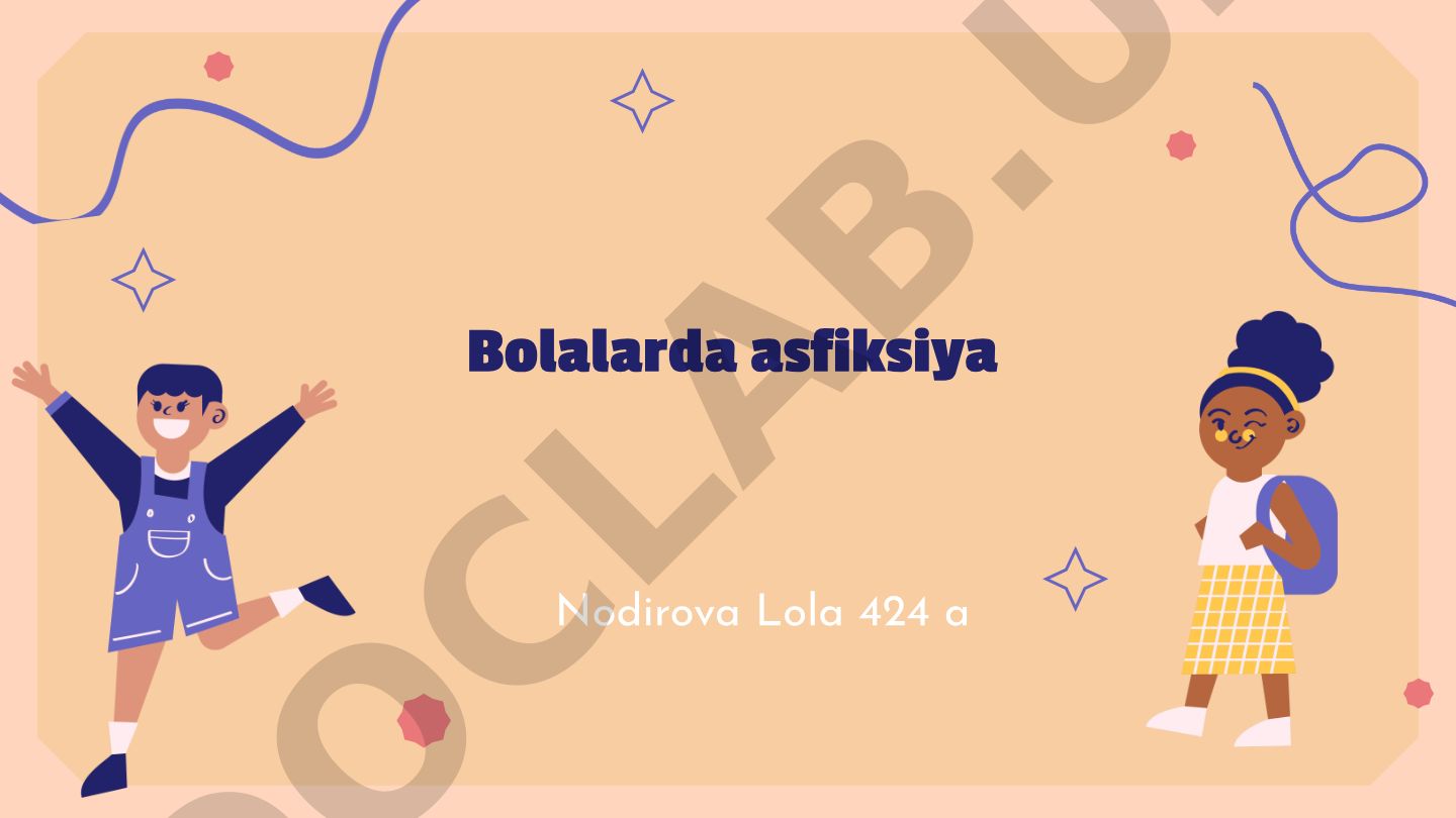 Bolalarda asfiksiya: sabablari, belgilari va oldini olish