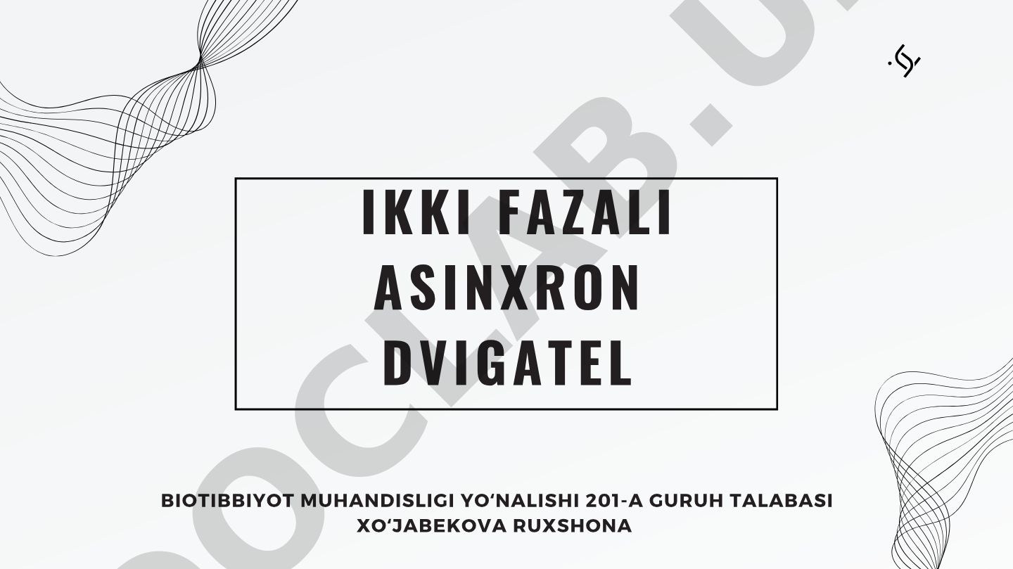 Ikki fazali asinxron dvigatel