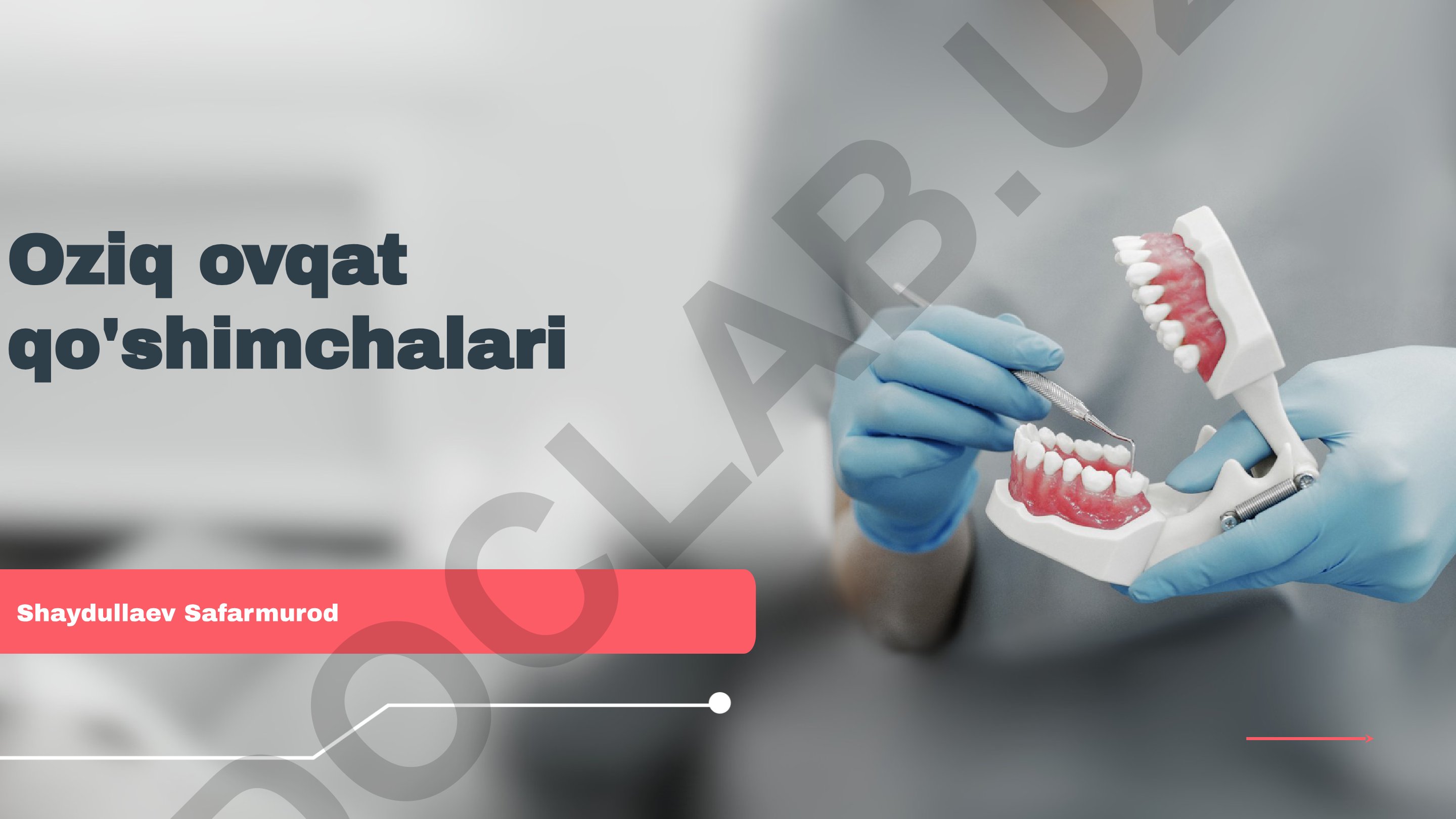 Oziq ovqat qo'shimchalari tushunchasi, turlari va sog'liq bilan aloqasi