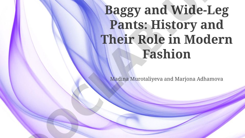 Baggy and Wide-Leg Pants: History and Their Role in Modern Fashion