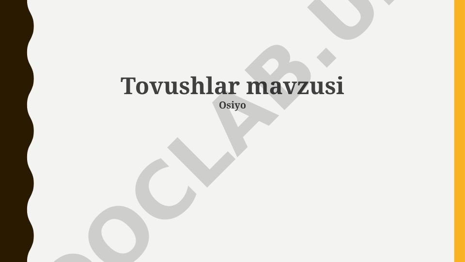 Ovozning asosiy xususiyatlari va amaliy jihatlari